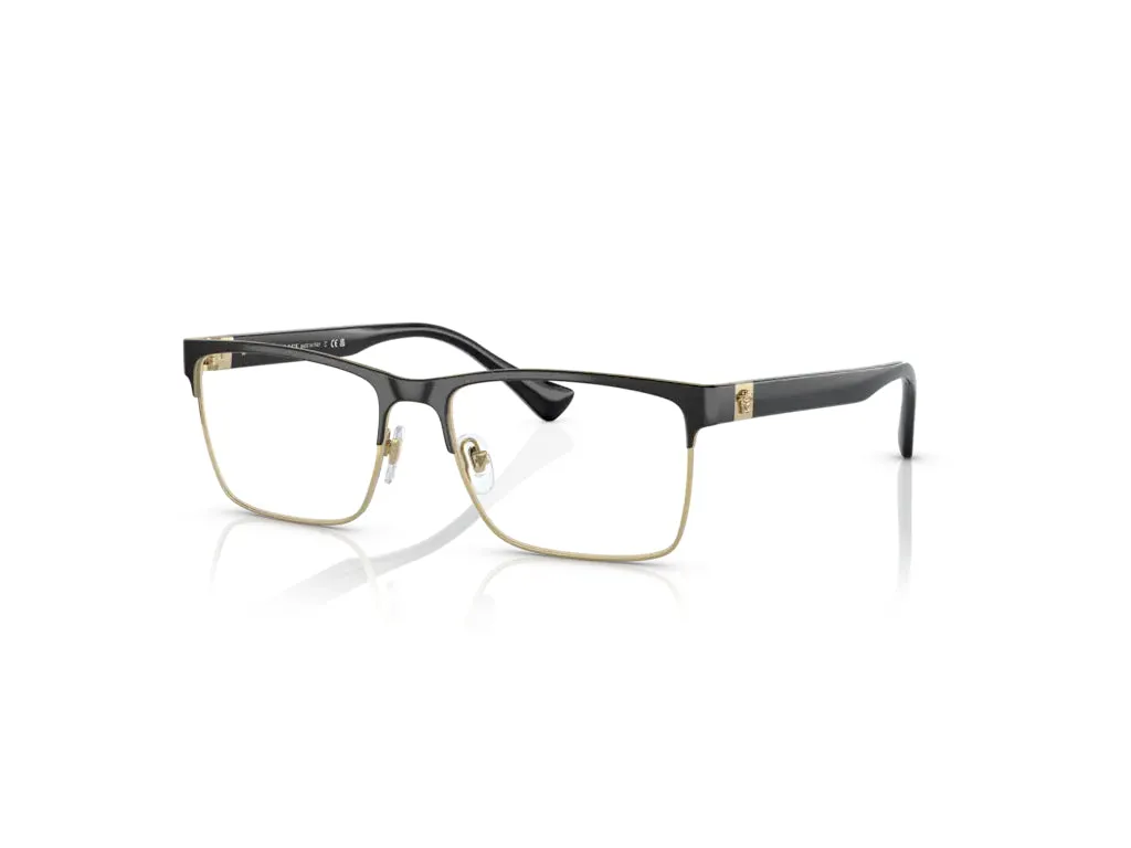 Versace VE1285 1443 Montature da vista Metallo Nero Squadrata Normale - immagine 1