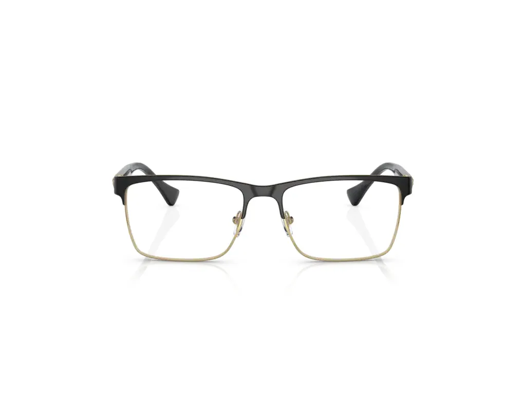 Versace VE1285 1443 Montature da vista Metallo Nero Squadrata - immagine 2
