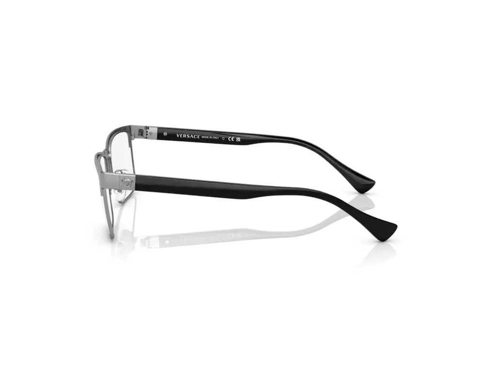 Versace VE1285 1001 Montature da vista Metallo Canna di fucile Squadrata - immagine 3