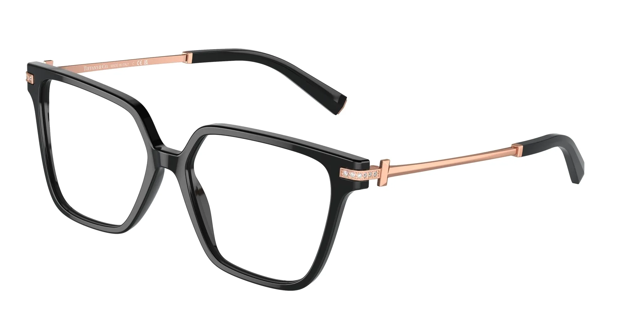 Tiffany TF2234B 8001 Montature da vista Acetato Nero Squadrata - immagine 1