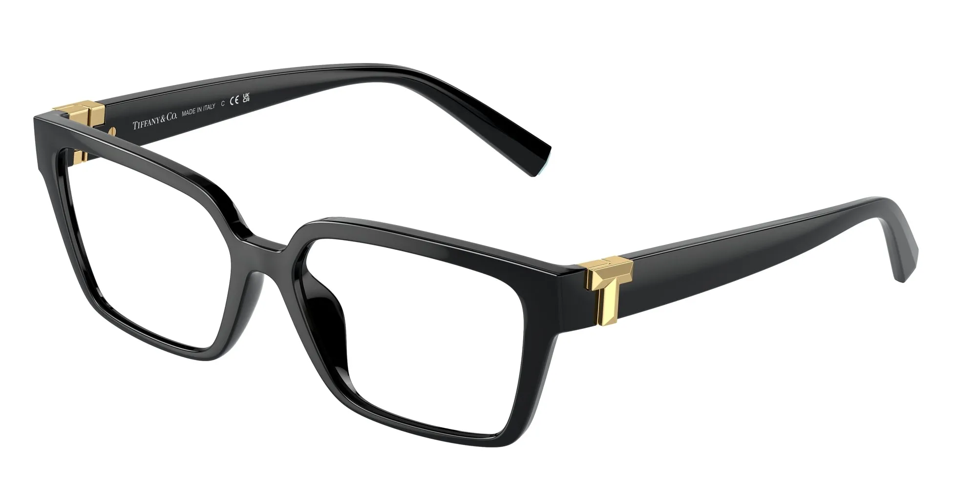 Tiffany TF2232U 8001 Montature da vista Iniettato Nero Squadrata Normale - immagine 1