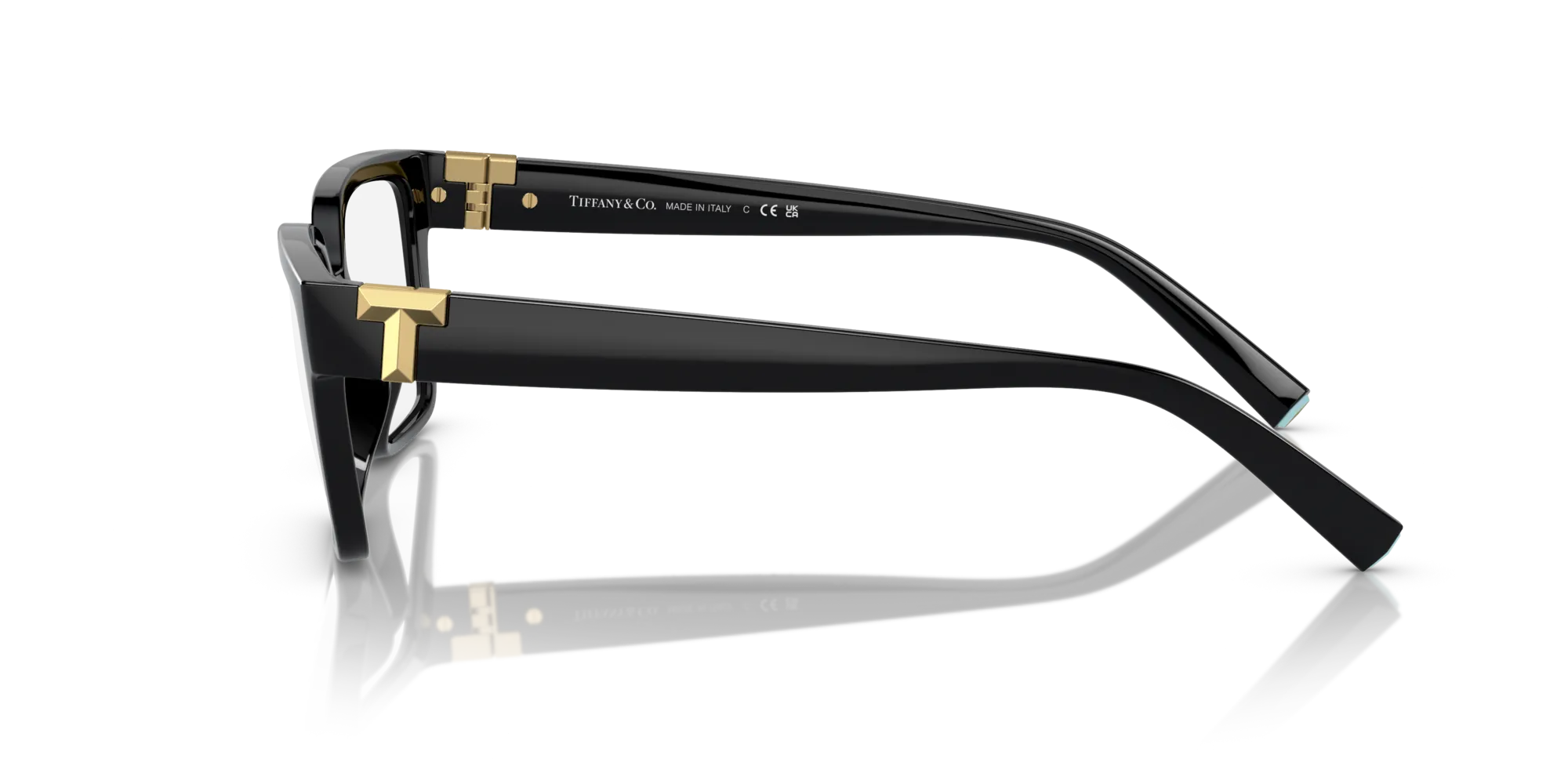 Tiffany TF2232U 8001 Montature da vista Iniettato Nero Squadrata Normale - immagine 4