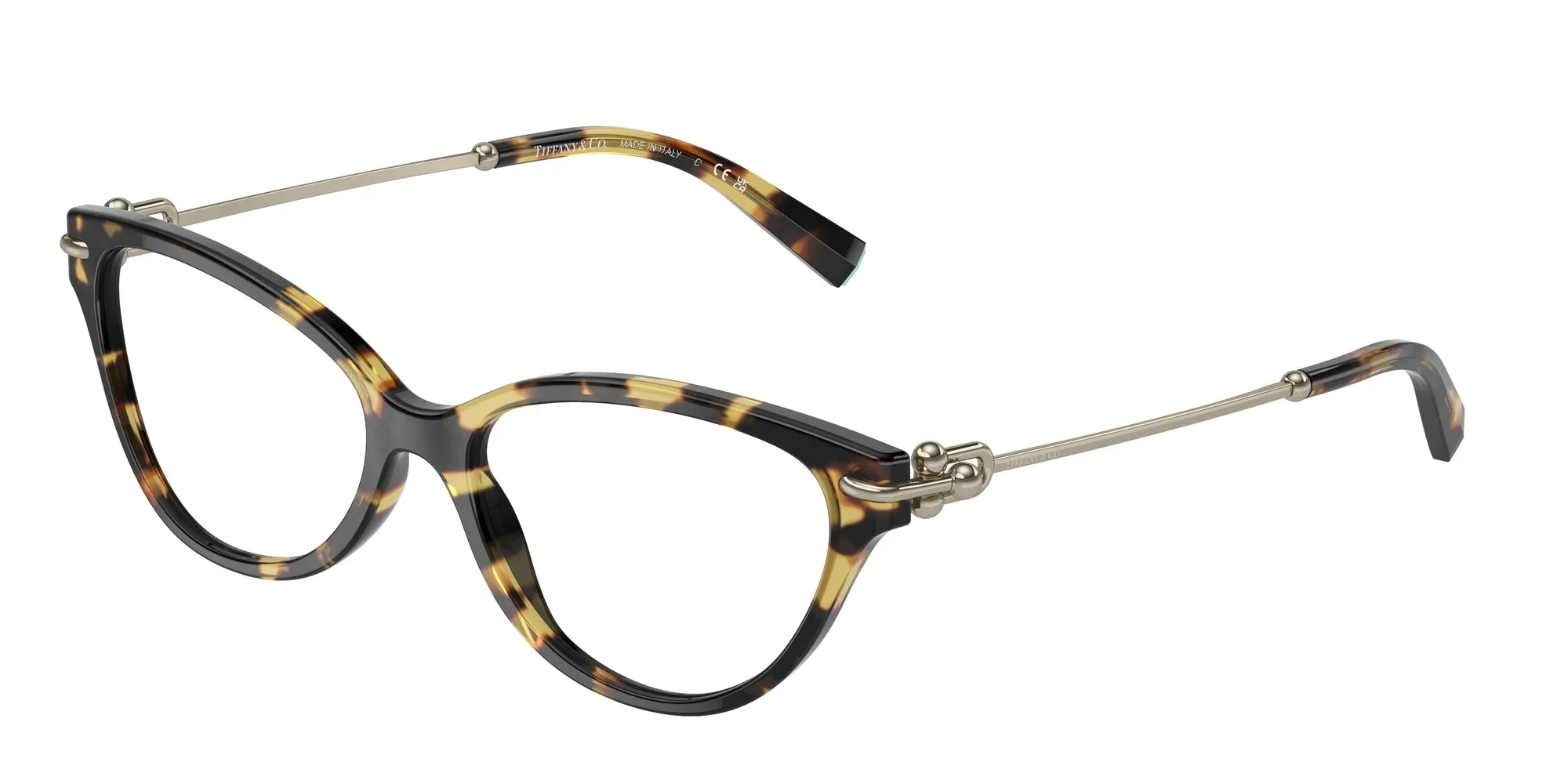Tiffany TF2231 8064 Montature da vista Acetato Tartaruga Trasparente Cat Eye Normale - immagine 1