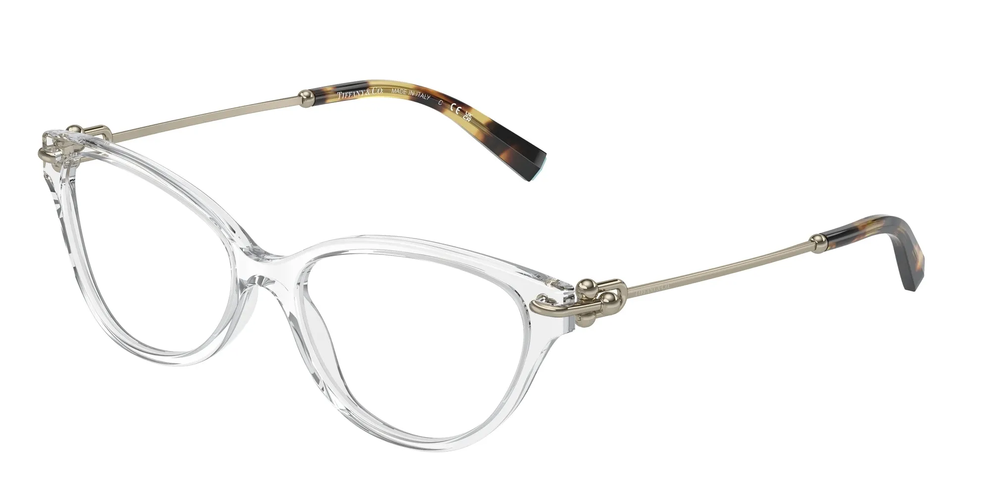 Tiffany TF2231 8047 Montature da vista Acetato Trasparente Trasparente Cat Eye Normale - immagine 1