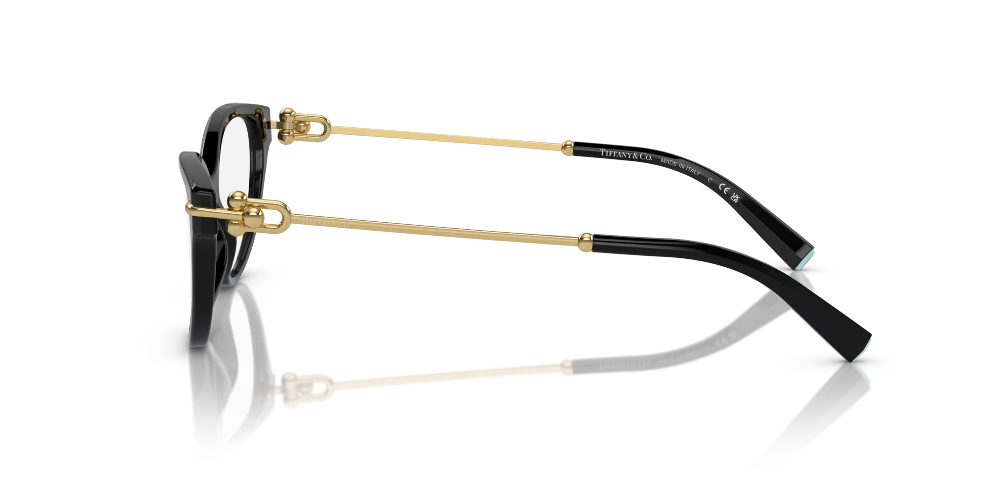 Tiffany TF2231 8001 Montature da vista Acetato Nero Cat Eye Normale - immagine 4