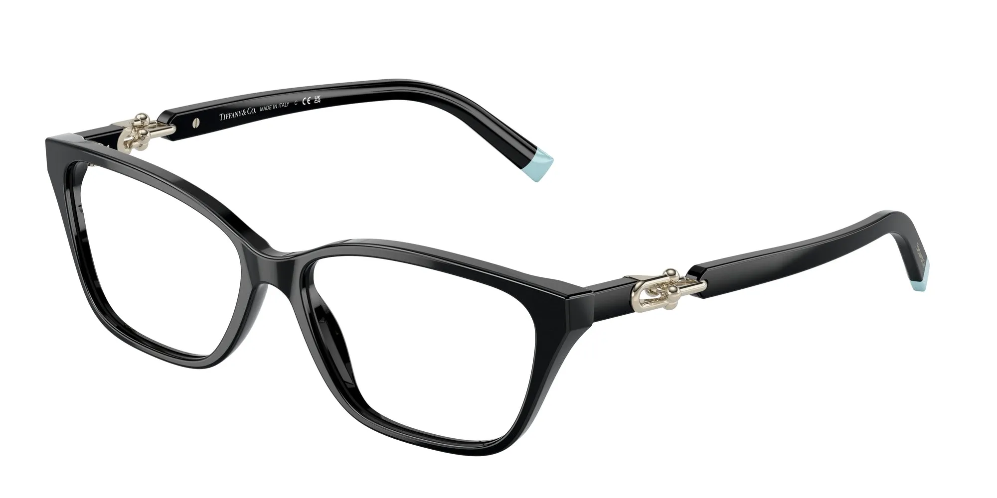 Tiffany TF2229 8001 Montature da vista Acetato Nero Squadrata Normale - immagine 1