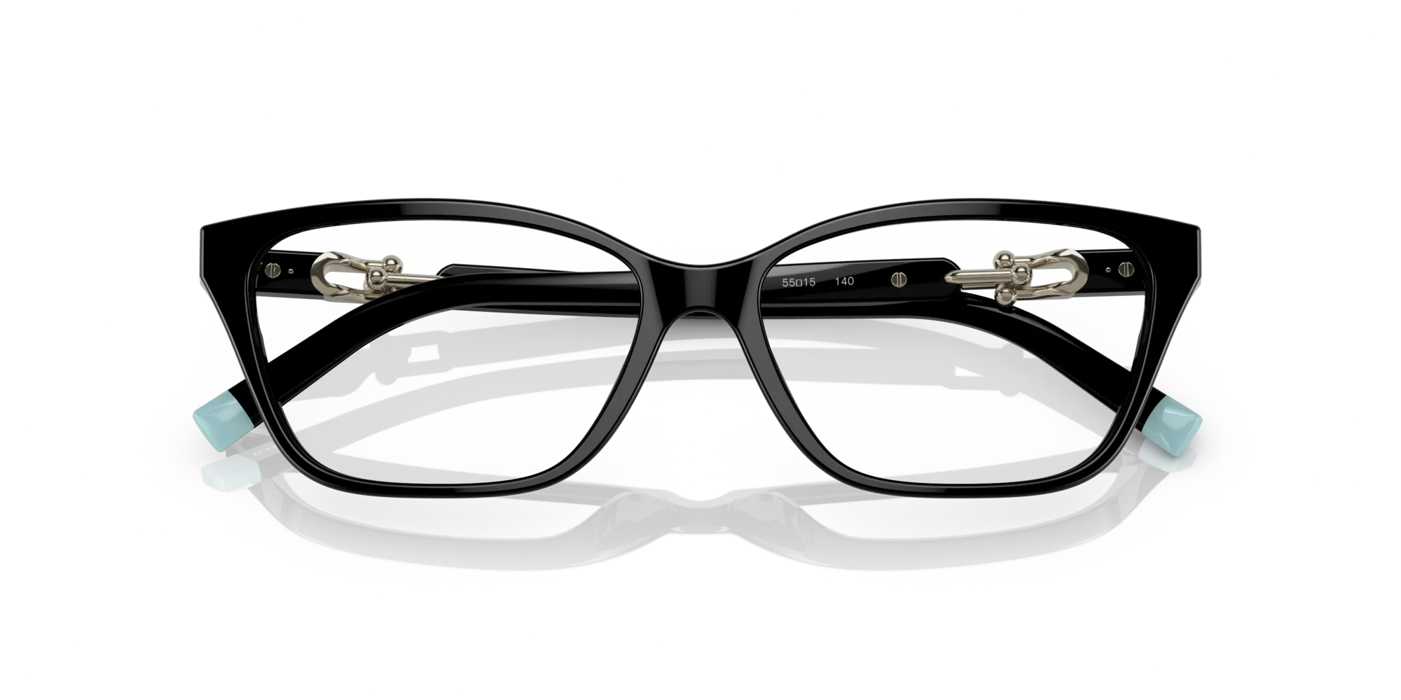 Tiffany TF2229 8001 Montature da vista Acetato Nero Squadrata - immagine 2