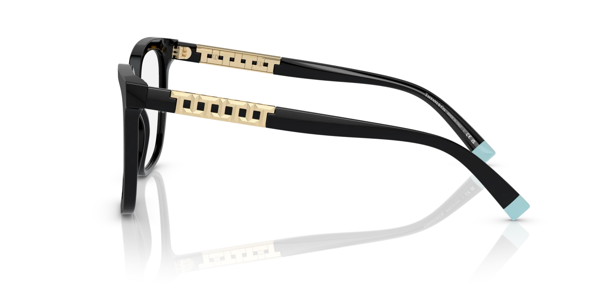 Tiffany TF2227 8001 Montature da vista Acetato Nero Squadrata Normale - immagine 4