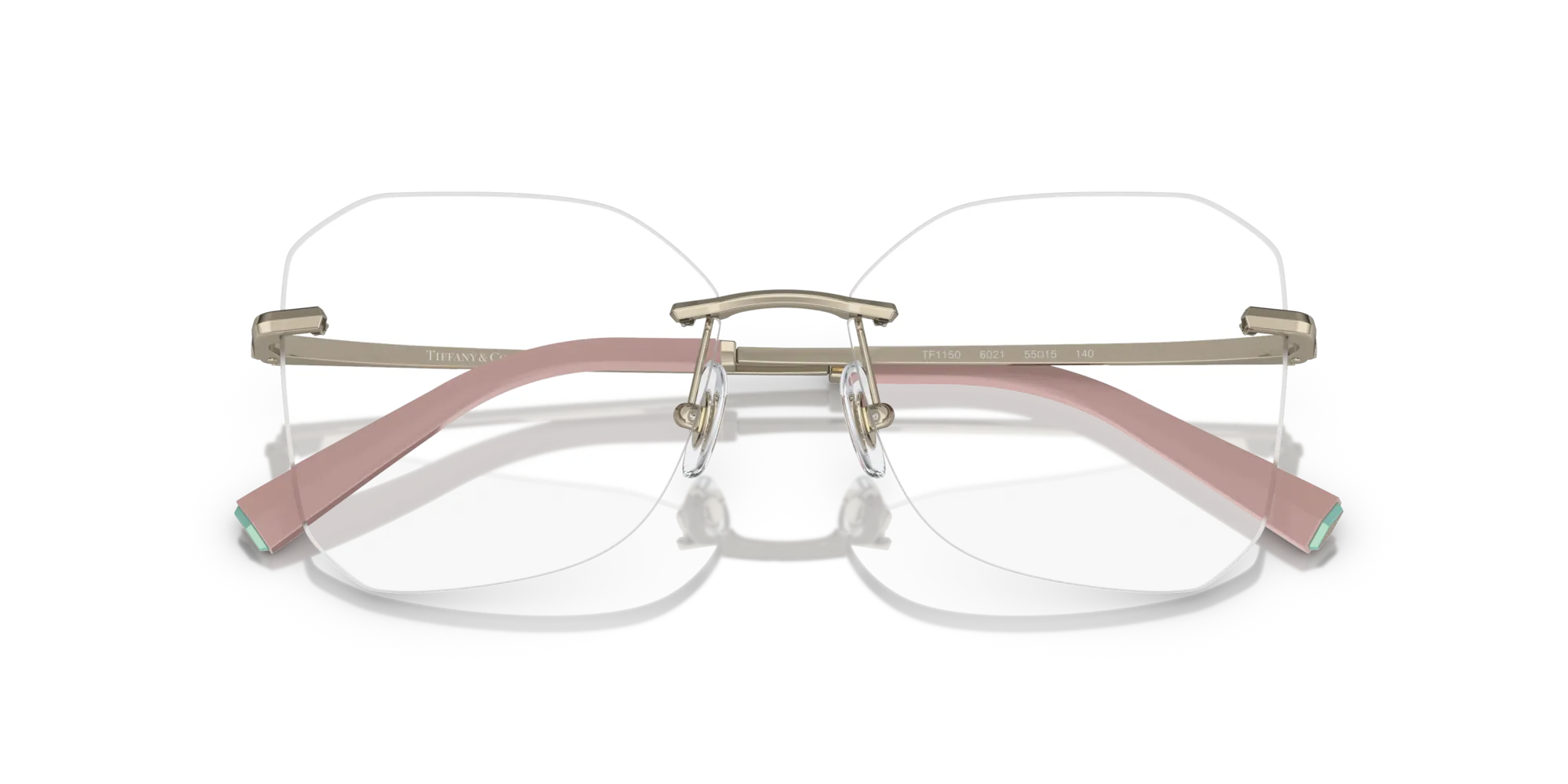 Tiffany TF1150 6021 Montature da vista Metallo Oro Geometrica Normale - immagine 2