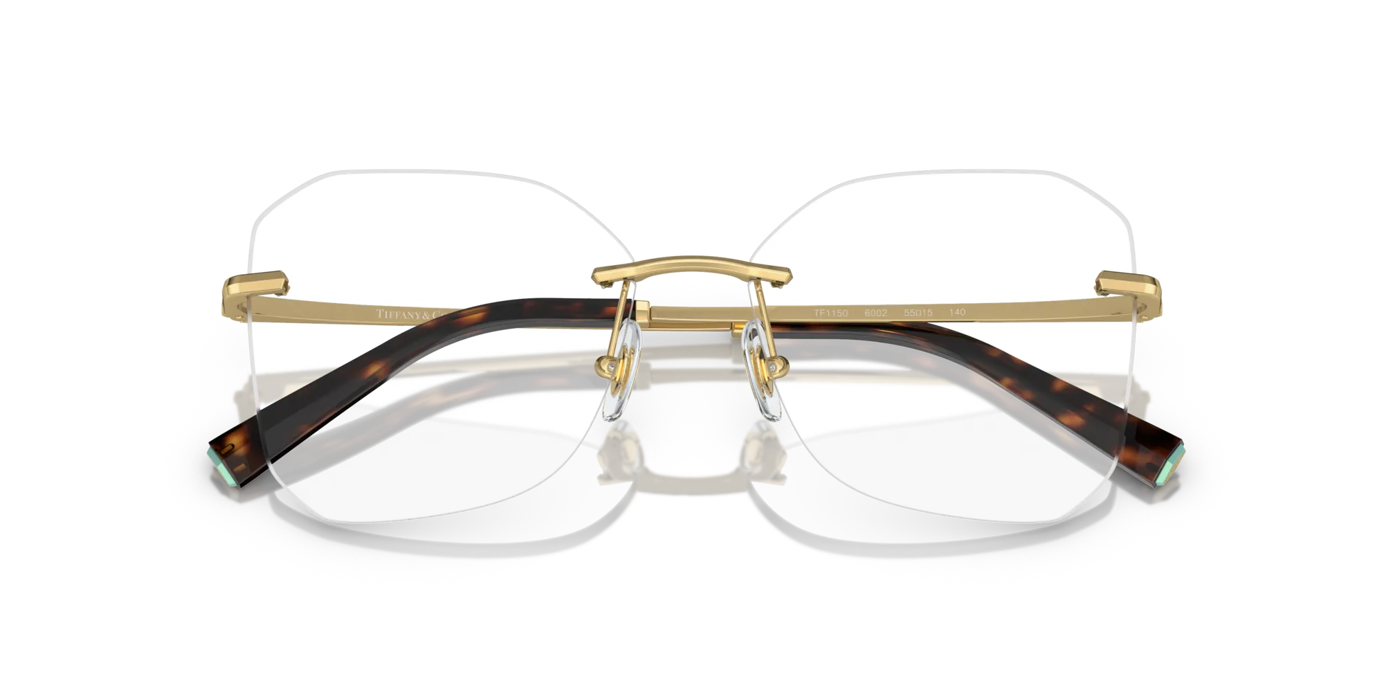 Tiffany TF1150 6002 Montature da vista Metallo Oro Geometrica Normale - immagine 2