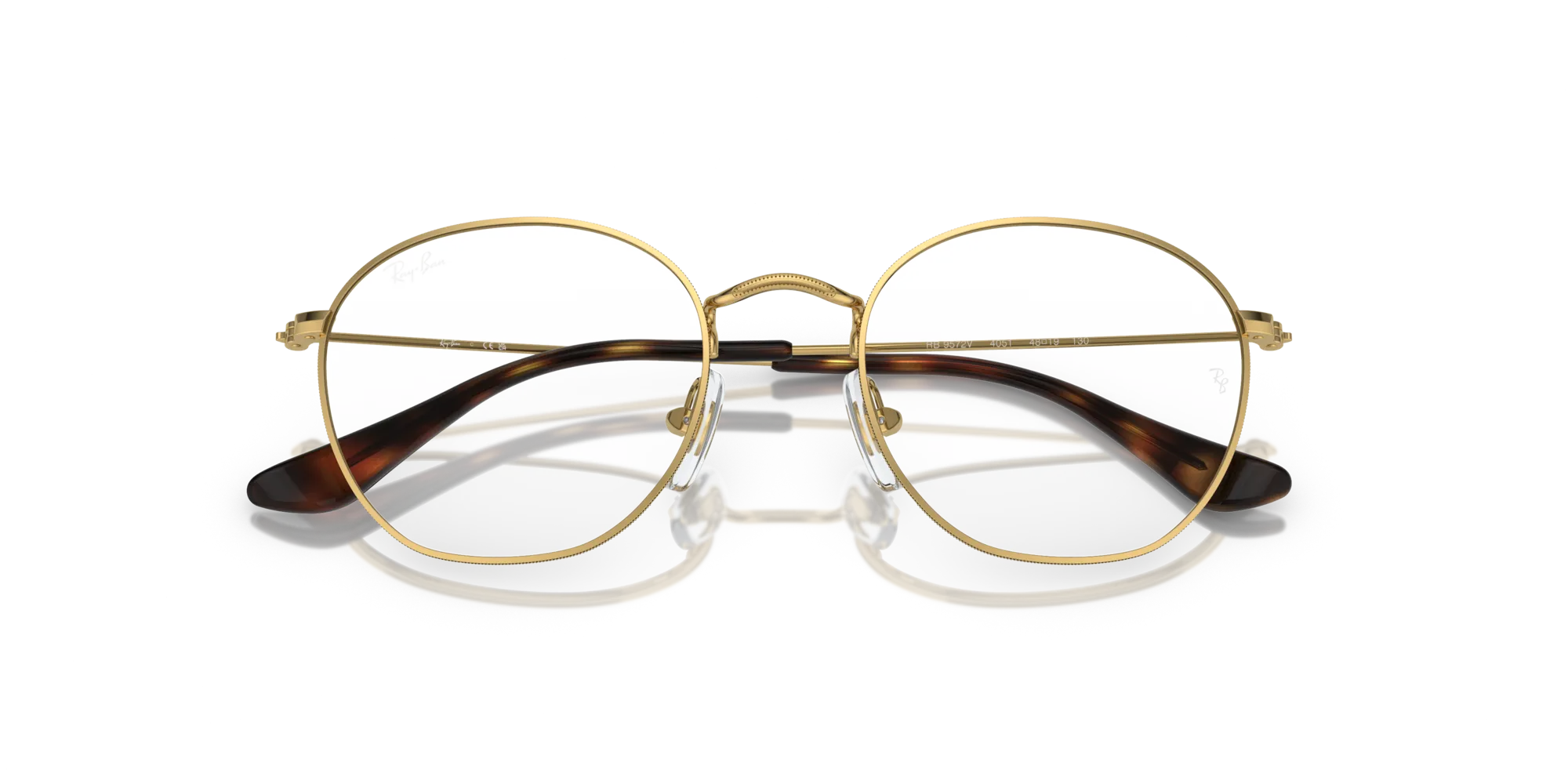 Ray - Ban Junior Ray - Ban RY9572V Junior rob 4051 Montature da vista bambino Metallo Oro Rotonda - immagine 2