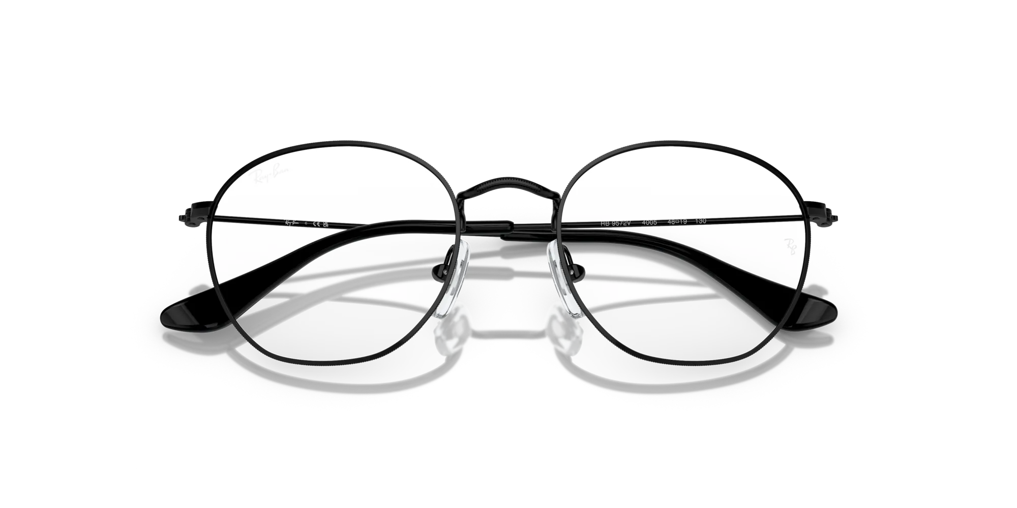 Ray - Ban Junior Ray - Ban RY9572V Junior rob 4005 Montature da vista bambino Metallo Nero Rotonda - immagine 2