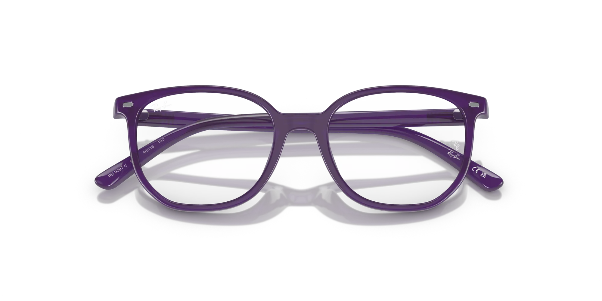 Ray - Ban Junior Ray - Ban RY9097V Junior elliot 3935 Montature da vista bambino Plastica Viola Geometrica - immagine 2