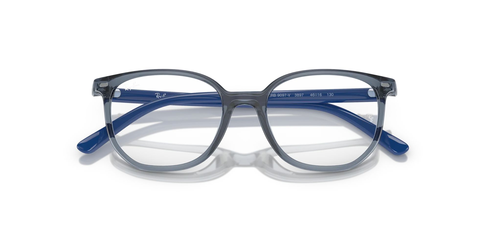 Ray - Ban Junior Ray - Ban RY9097V Junior elliot 3897 Montature da vista bambino Plastica Blu Geometrica - immagine 2