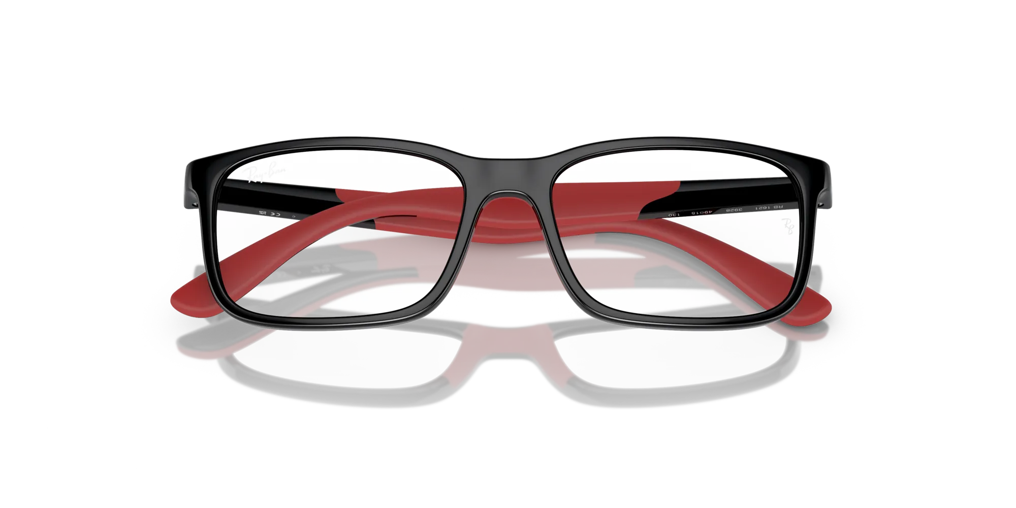 Ray - Ban RY1621 3928 Montature da vista Iniettato Nero Squadrata - immagine 2