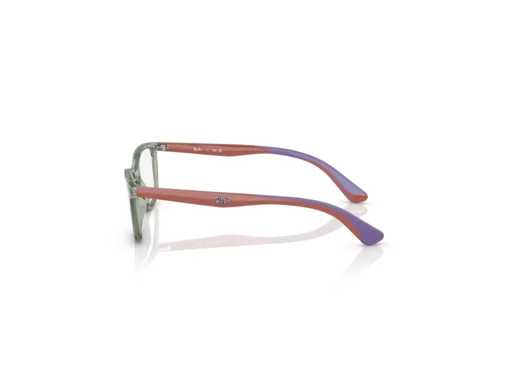 Ray - Ban RY1586 3922 Montature da vista bambino Plastica Trasparente verde Squadrata - immagine 3