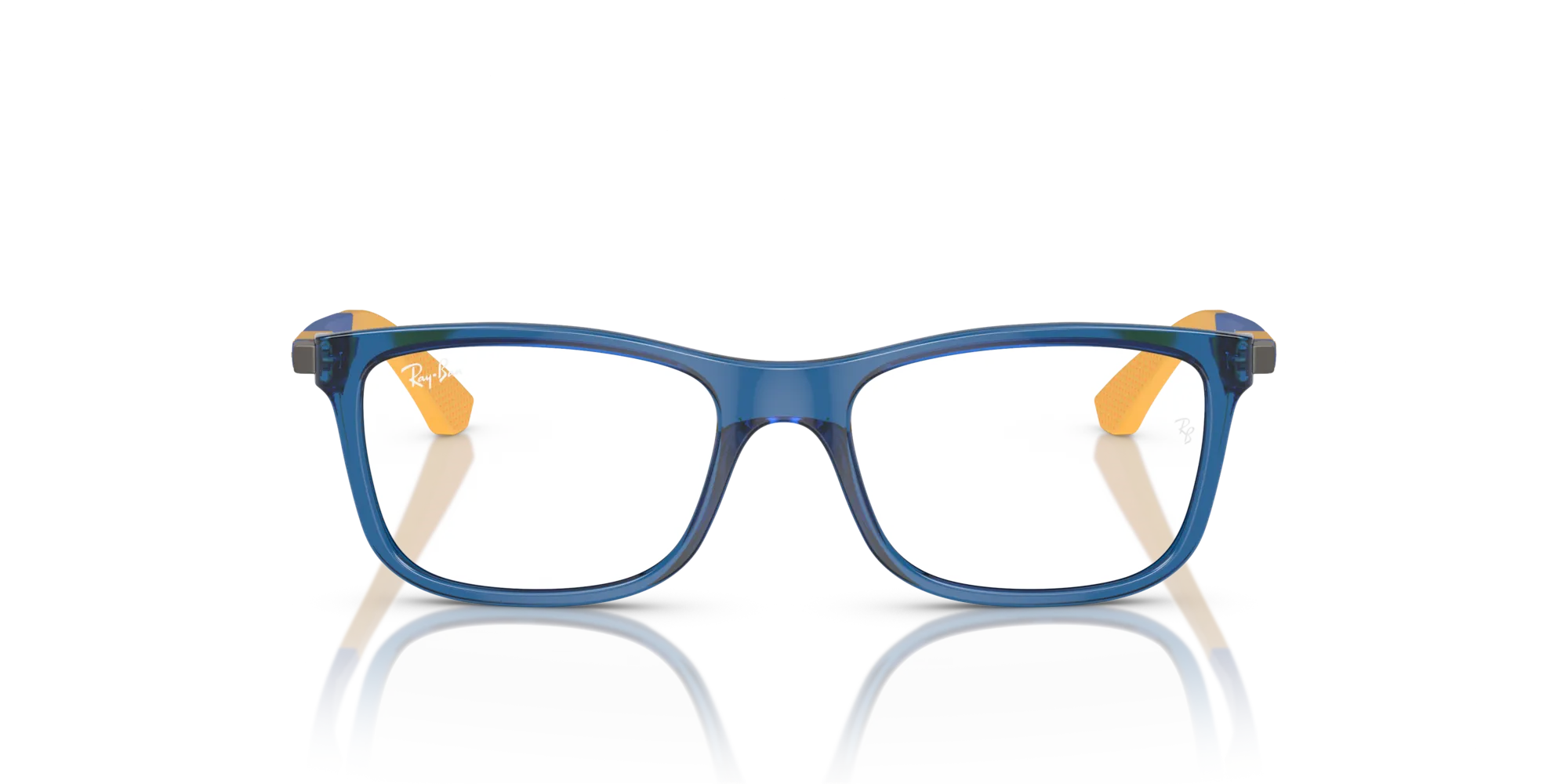 Ray - Ban RY1549 3940 Montature da vista Iniettato Blu Squadrata - immagine 3