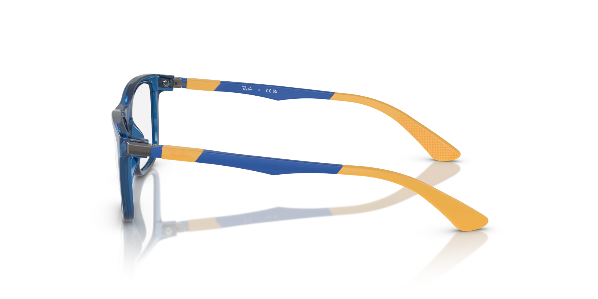 Ray - Ban RY1549 3940 Montature da vista Iniettato Blu Squadrata - immagine 4