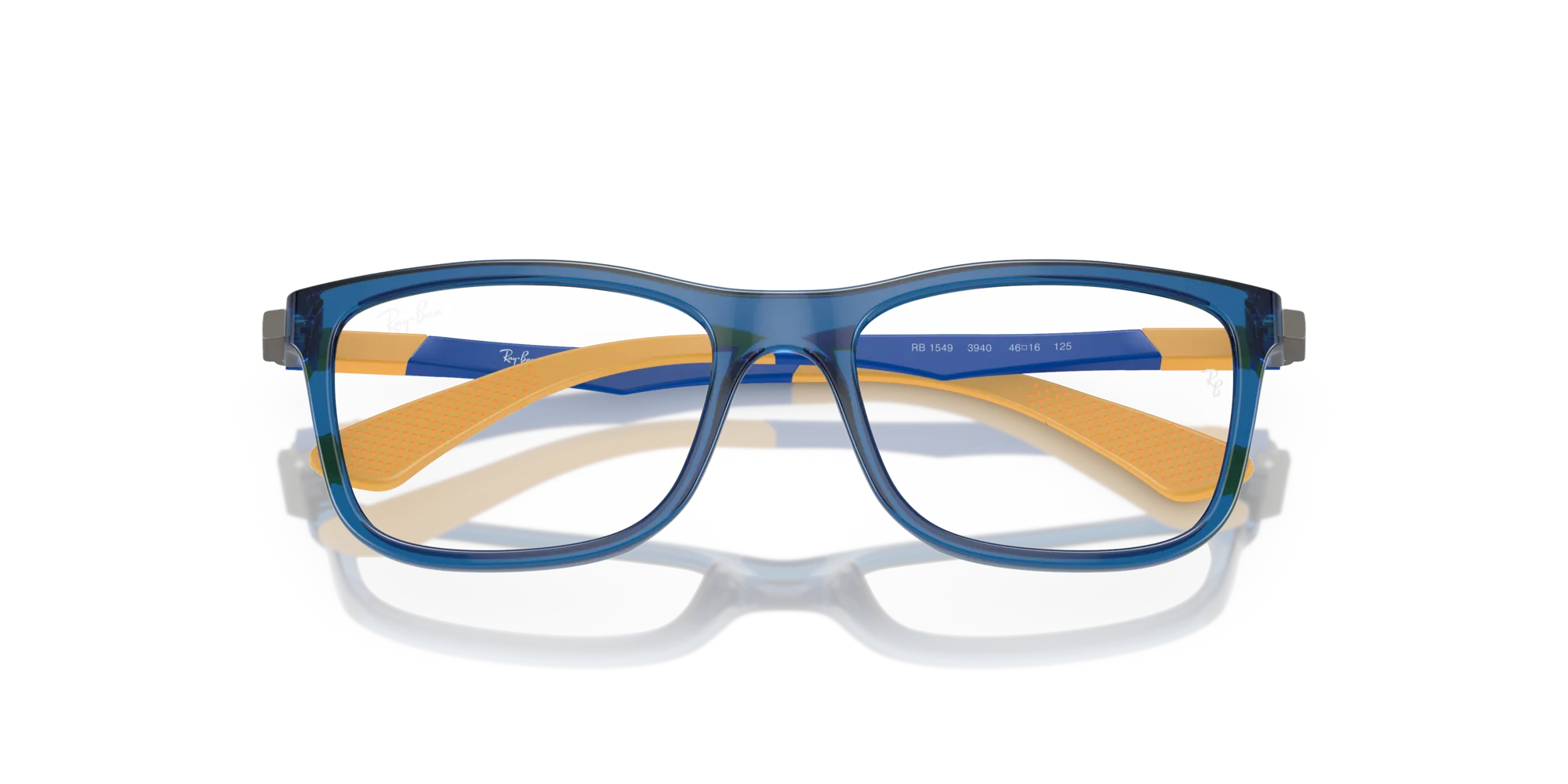 Ray - Ban RY1549 3940 Montature da vista Iniettato Blu Squadrata - immagine 2