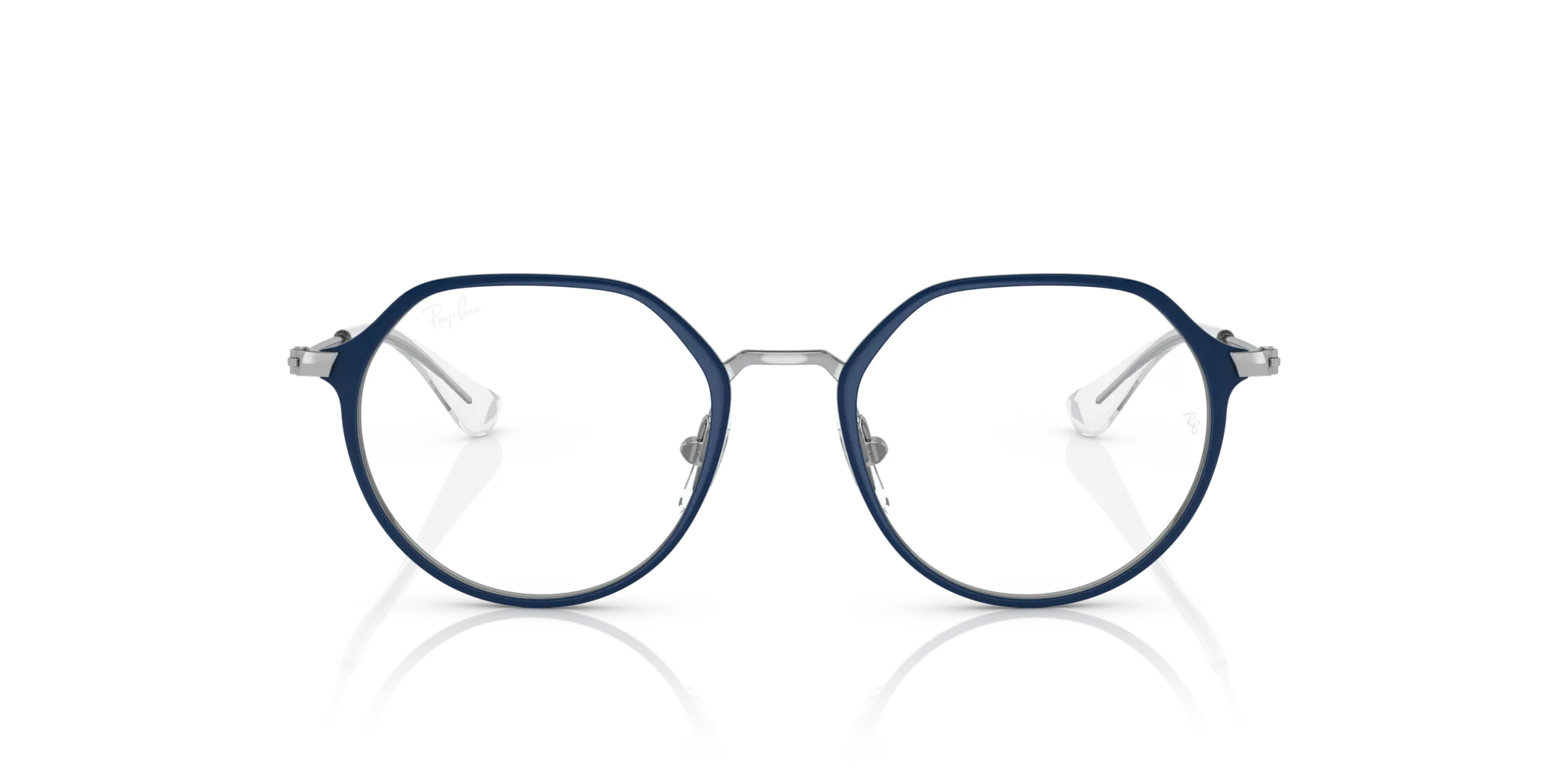 Ray - Ban RY1058 4085 Montature da vista bambino Metallo Blu Geometrica - immagine 3