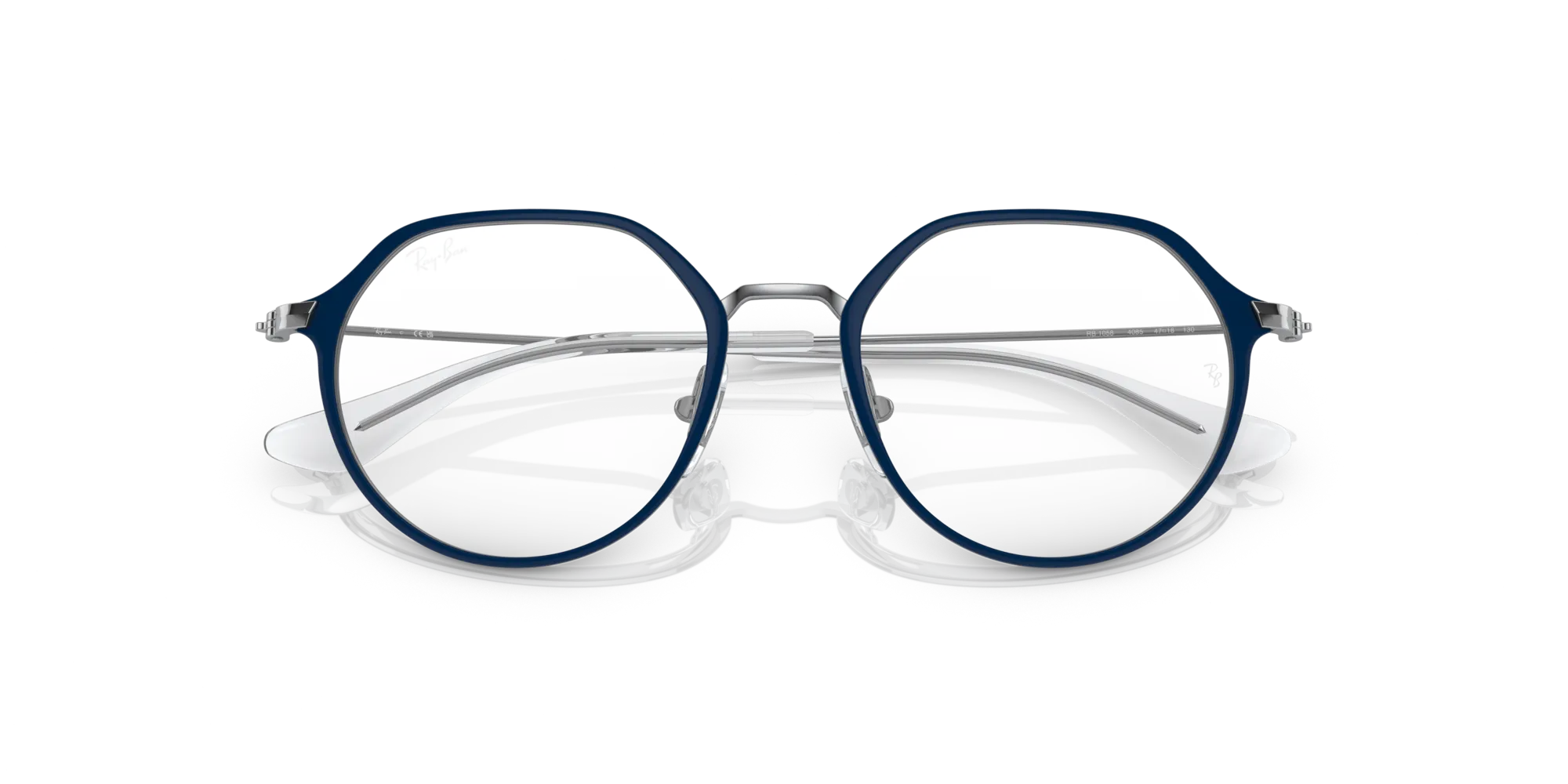 Ray - Ban RY1058 4085 Montature da vista bambino Metallo Blu Geometrica - immagine 2