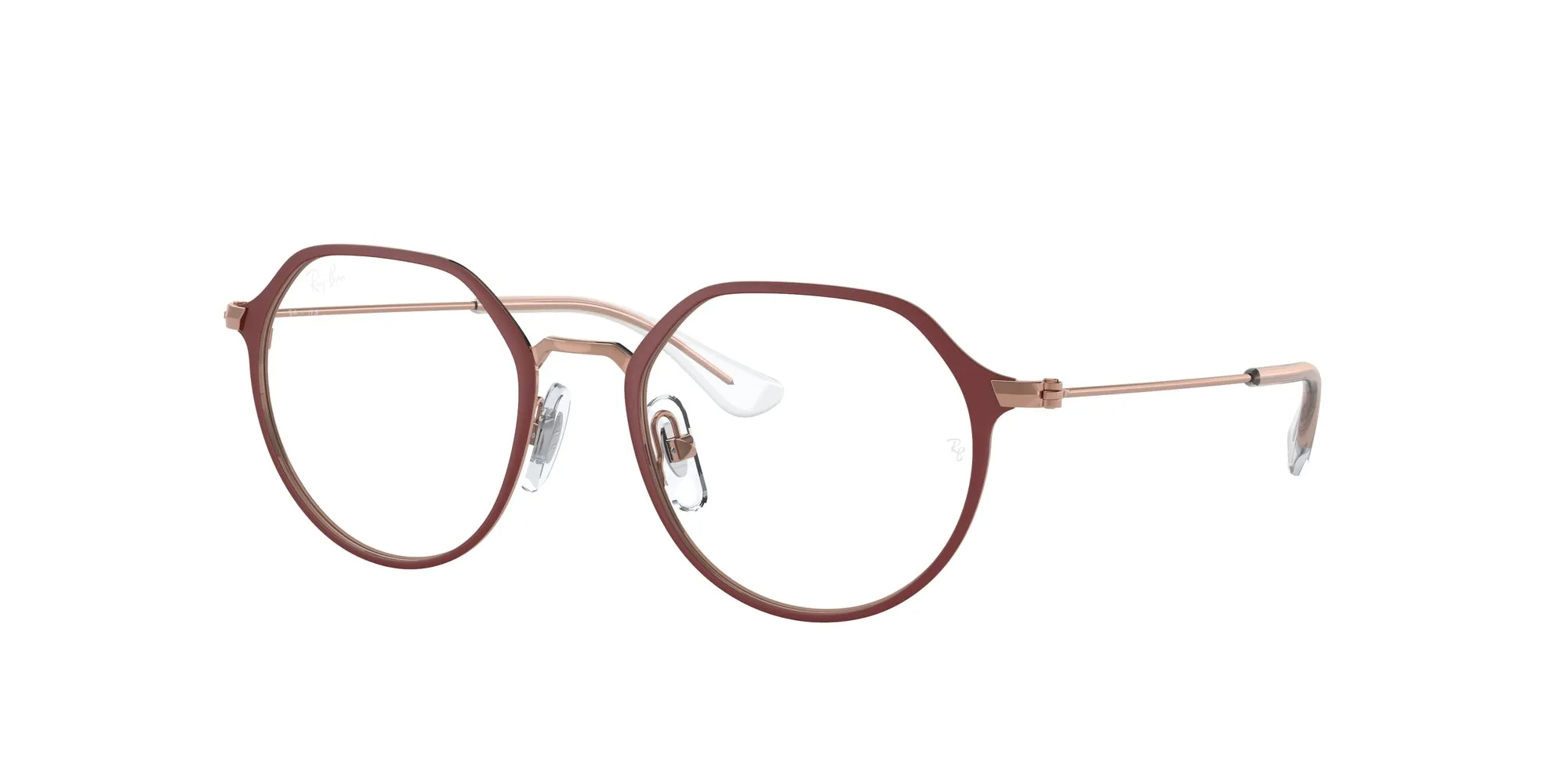 Ray - Ban RY1058 4077 Montature da vista bambino Metallo Bordeaux Geometrica - immagine 1