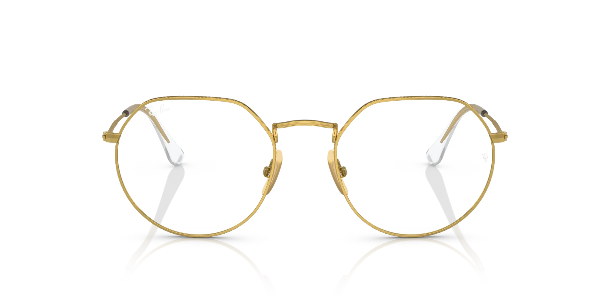 Ray - Ban RX8165V 1225 Montature da vista Titanio Oro Trasparente Geometrica Normale - immagine 3