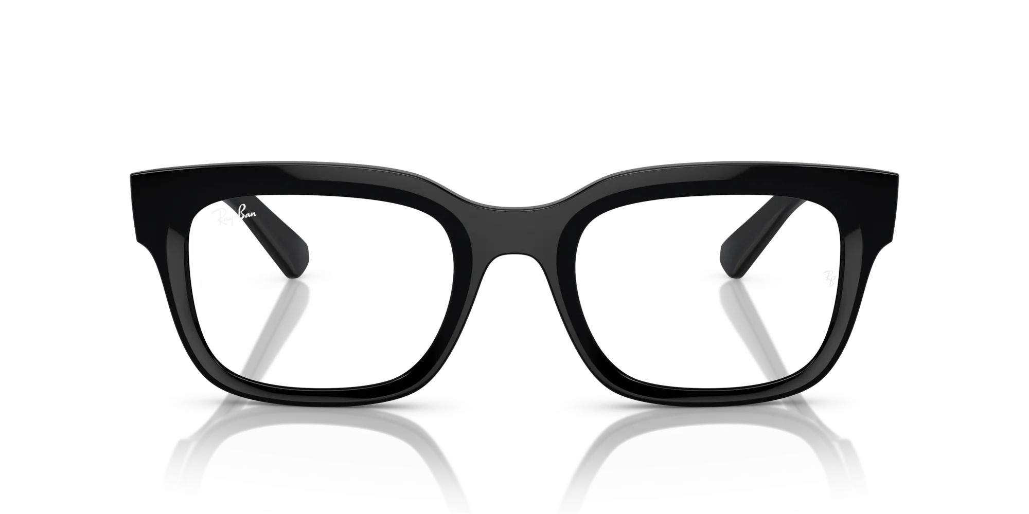 Ray - Ban RX7217 CHAD 8260 Montature da vista Acetato Nero Trasparente Squadrata Normale - immagine 3