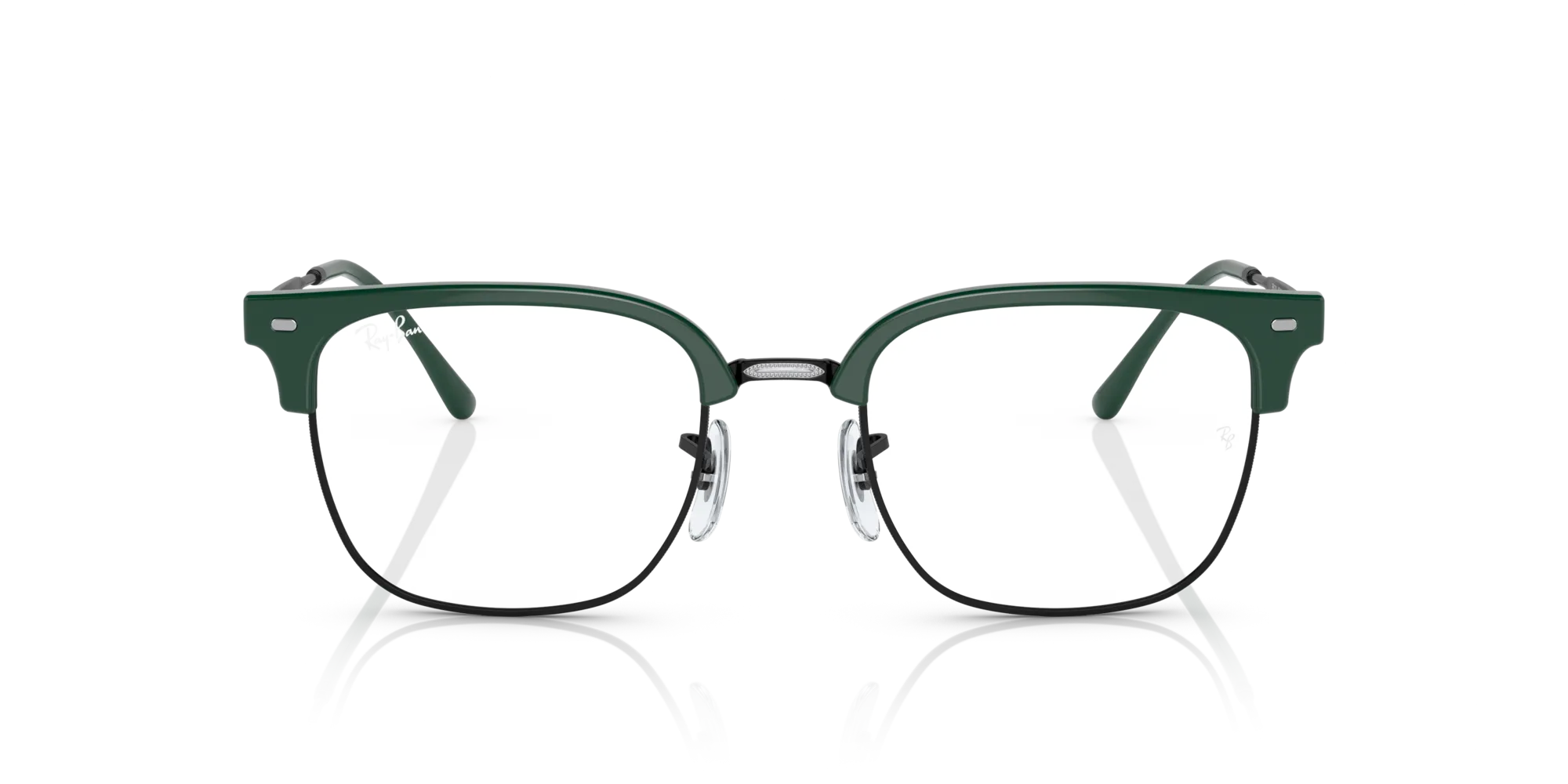 Ray - Ban RX7216 NEW CLUBMASTER 8208 Montature da vista Acetato Verde Trasparente Squadrata Normale - immagine 3