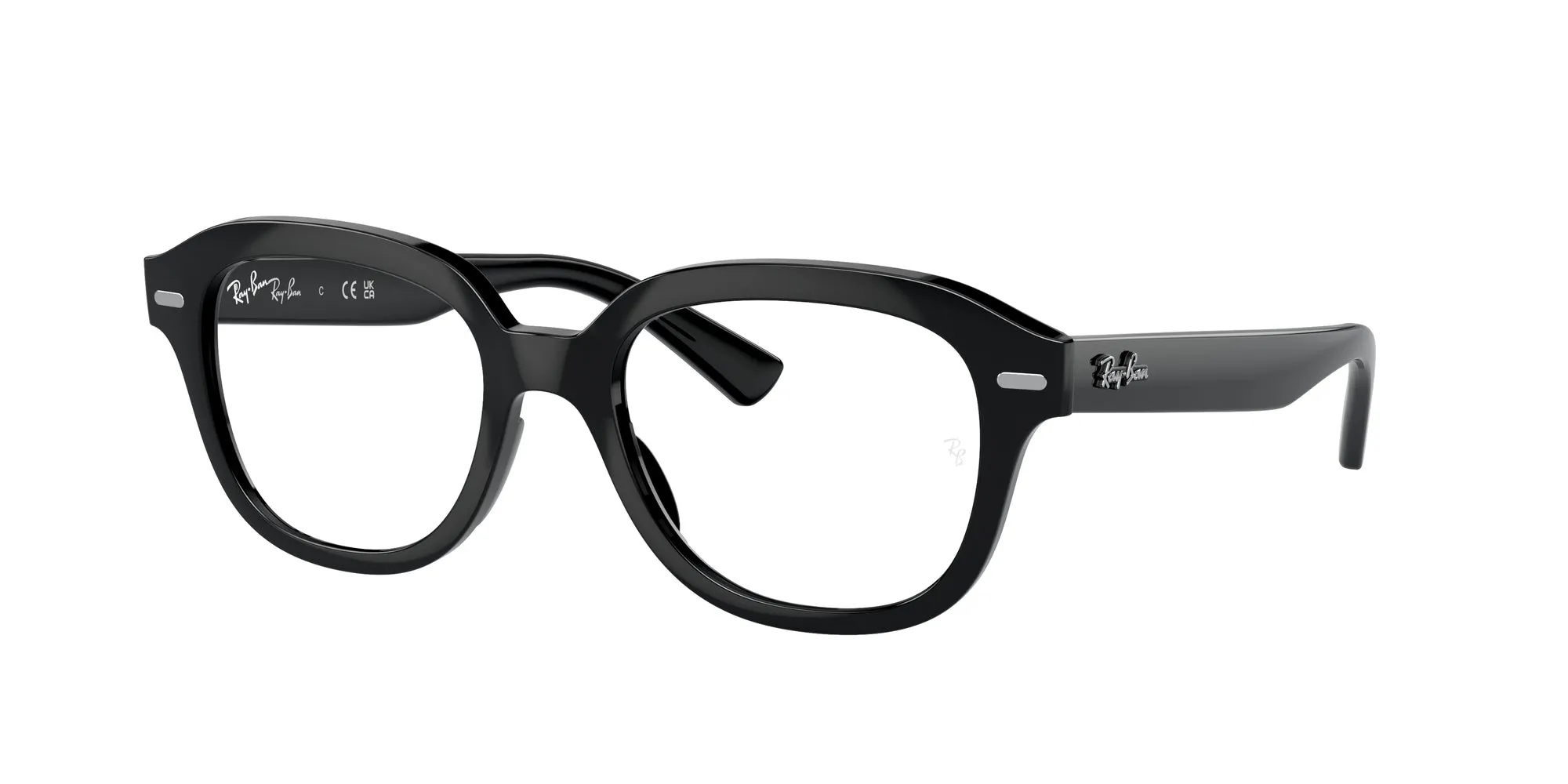 Ray - Ban RX7215 ERIK 2000 Montature da vista Acetato Nero Trasparente Squadrata Normale - immagine 1