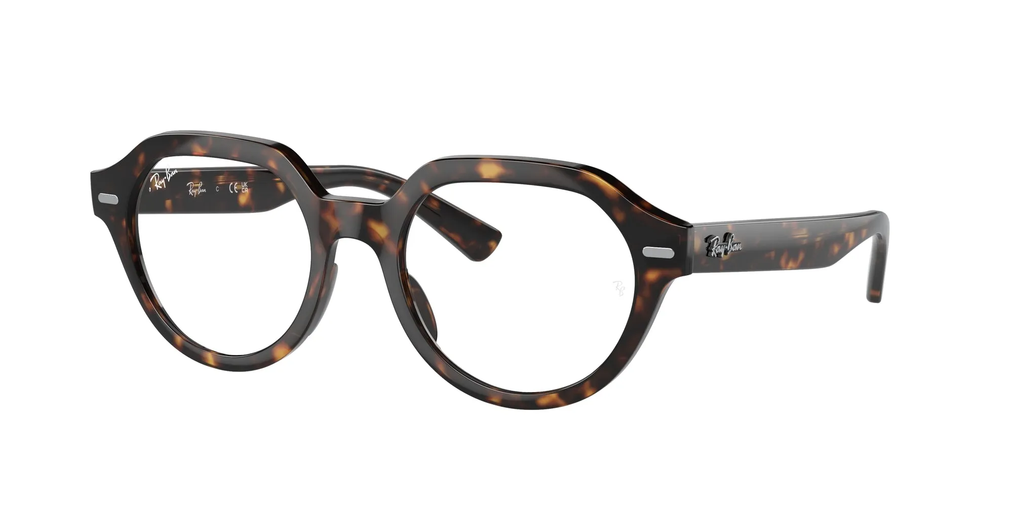 Ray - Ban RX7214 GINA 2012 Montature da vista Acetato Tartaruga Trasparente Squadrata Normale - immagine 1