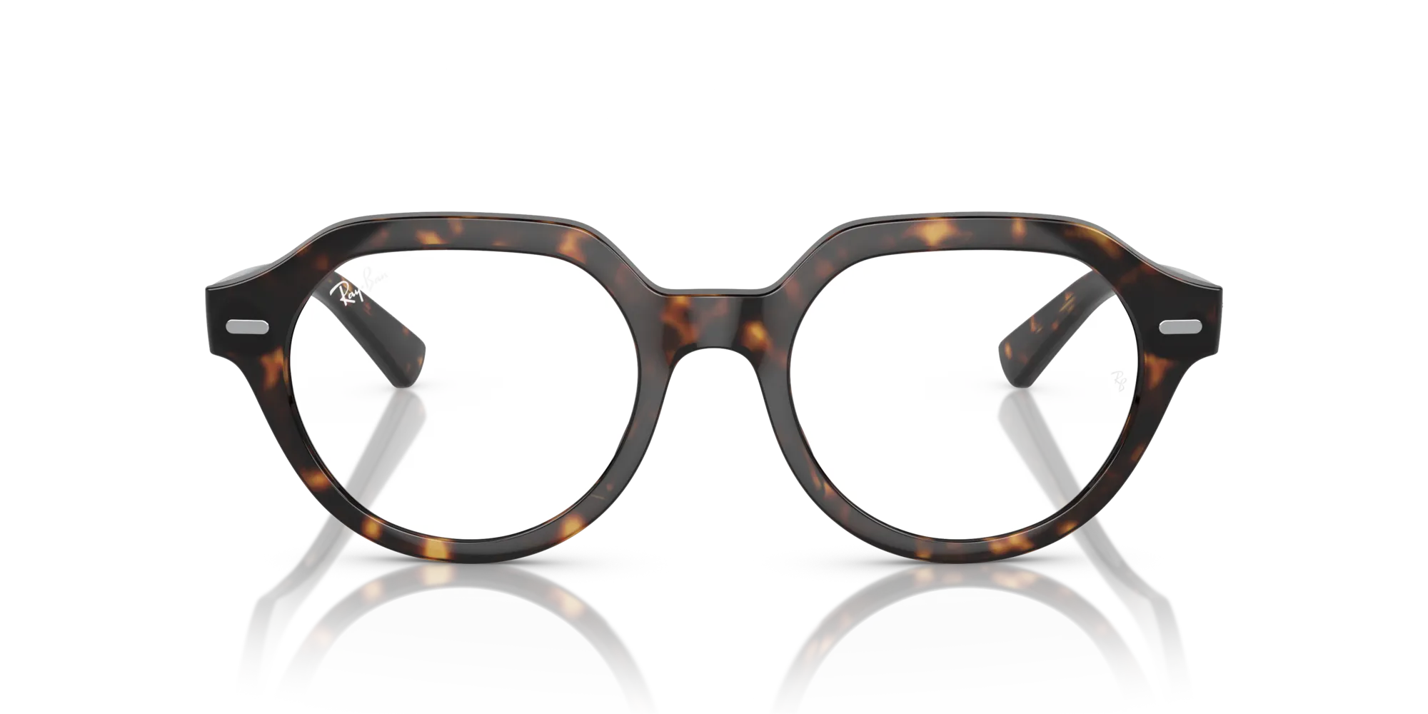 Ray - Ban RX7214 GINA 2012 Montature da vista Acetato Tartaruga Trasparente Squadrata Normale - immagine 3