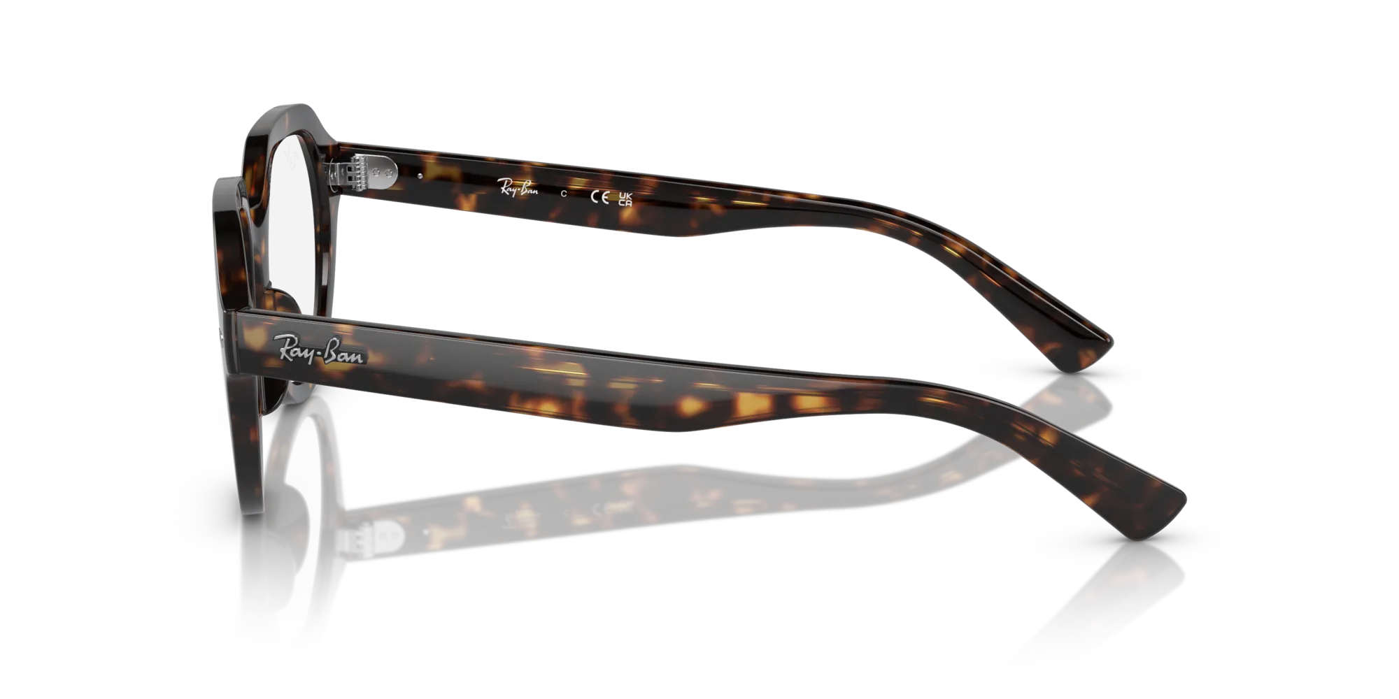 Ray - Ban RX7214 GINA 2012 Montature da vista Acetato Tartaruga Trasparente Squadrata Normale - immagine 4