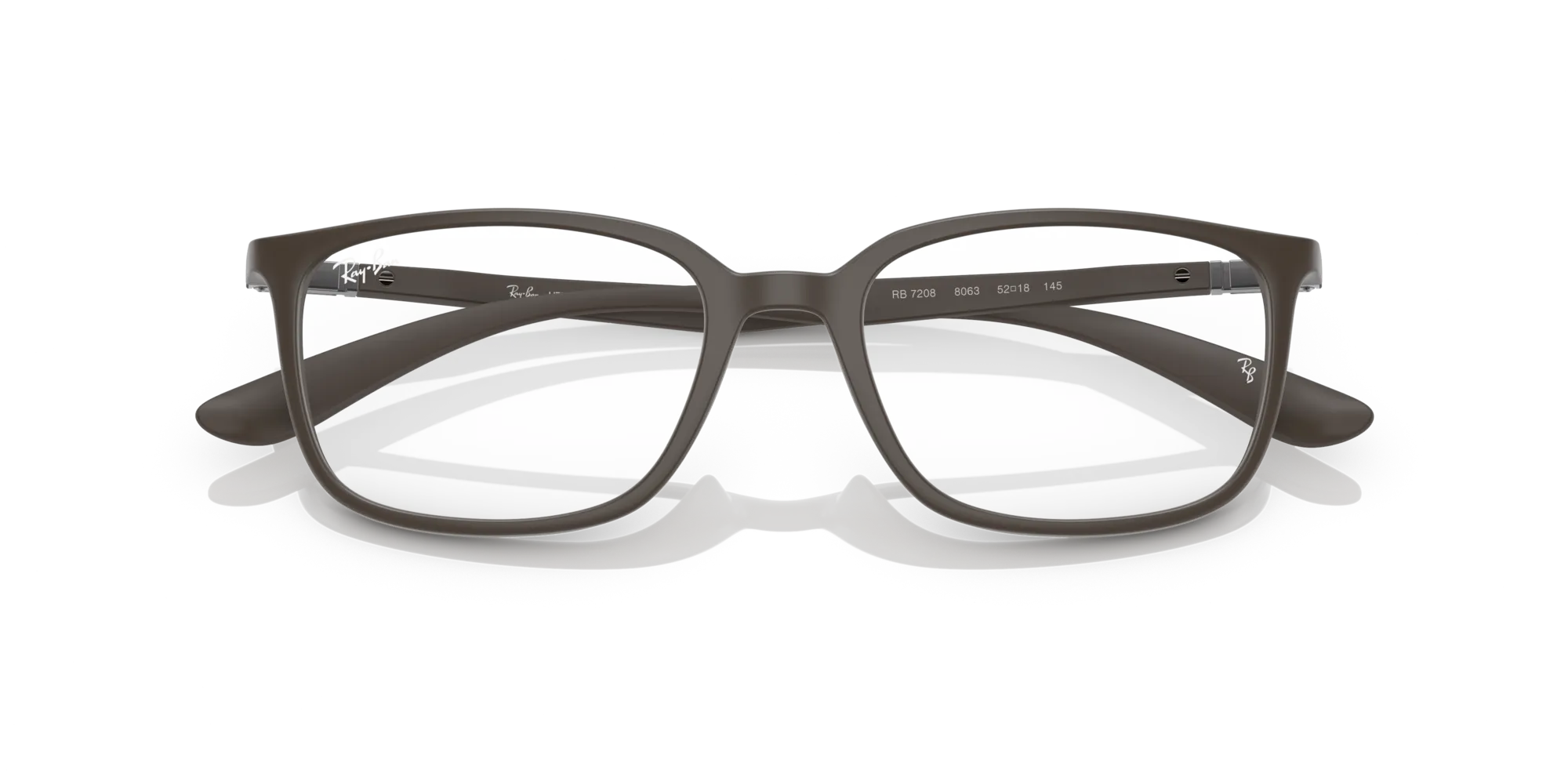 Ray - Ban RX7208 8063 Montature da vista Peek Marrone Trasparente Pillow Normale - immagine 2