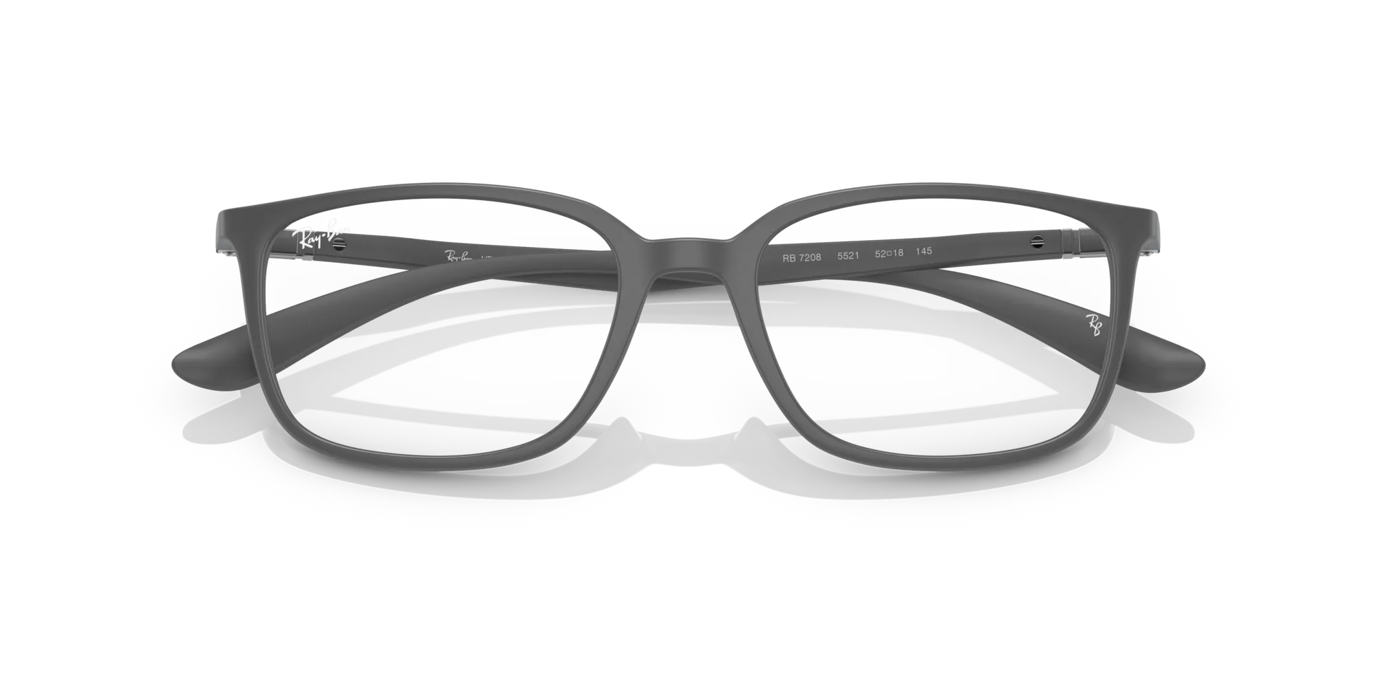 Ray - Ban RX7208 5521 Montature da vista Peek Grigio Trasparente Pillow Normale - immagine 2