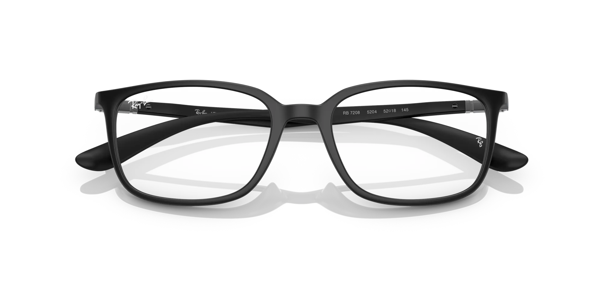 Ray - Ban RX7208 5204 Montature da vista Peek Nero Trasparente Pillow Normale - immagine 2
