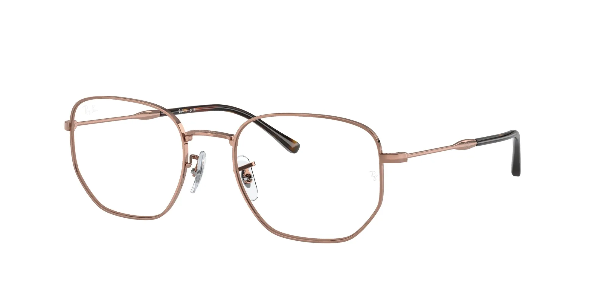Ray - Ban RX6496 3094 Montature da vista Metallo Oro Trasparente Geometrica Normale - immagine 1