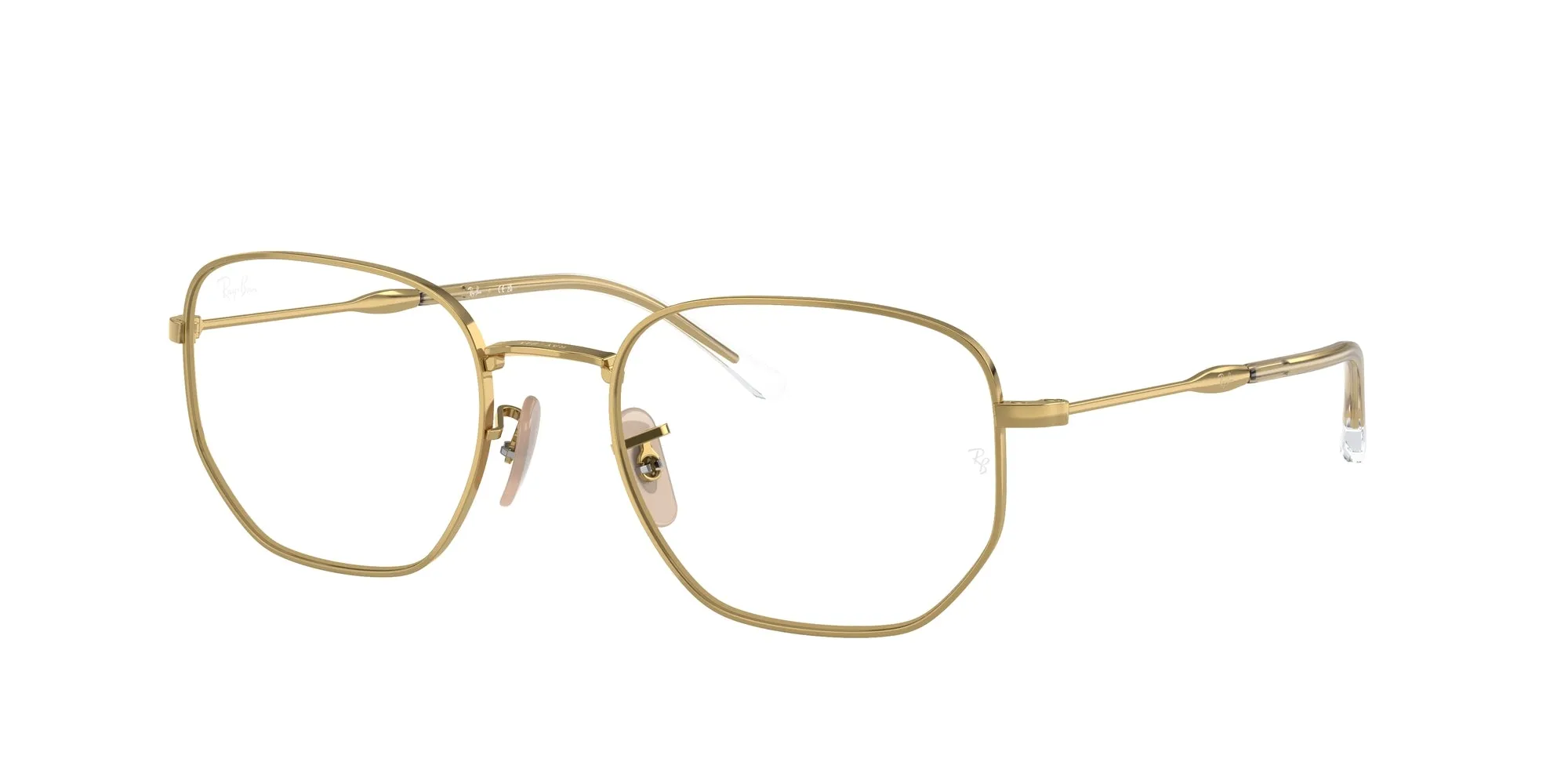 Ray - Ban RX6496 2500 Montature da vista Metallo Oro Trasparente Geometrica Normale - immagine 1