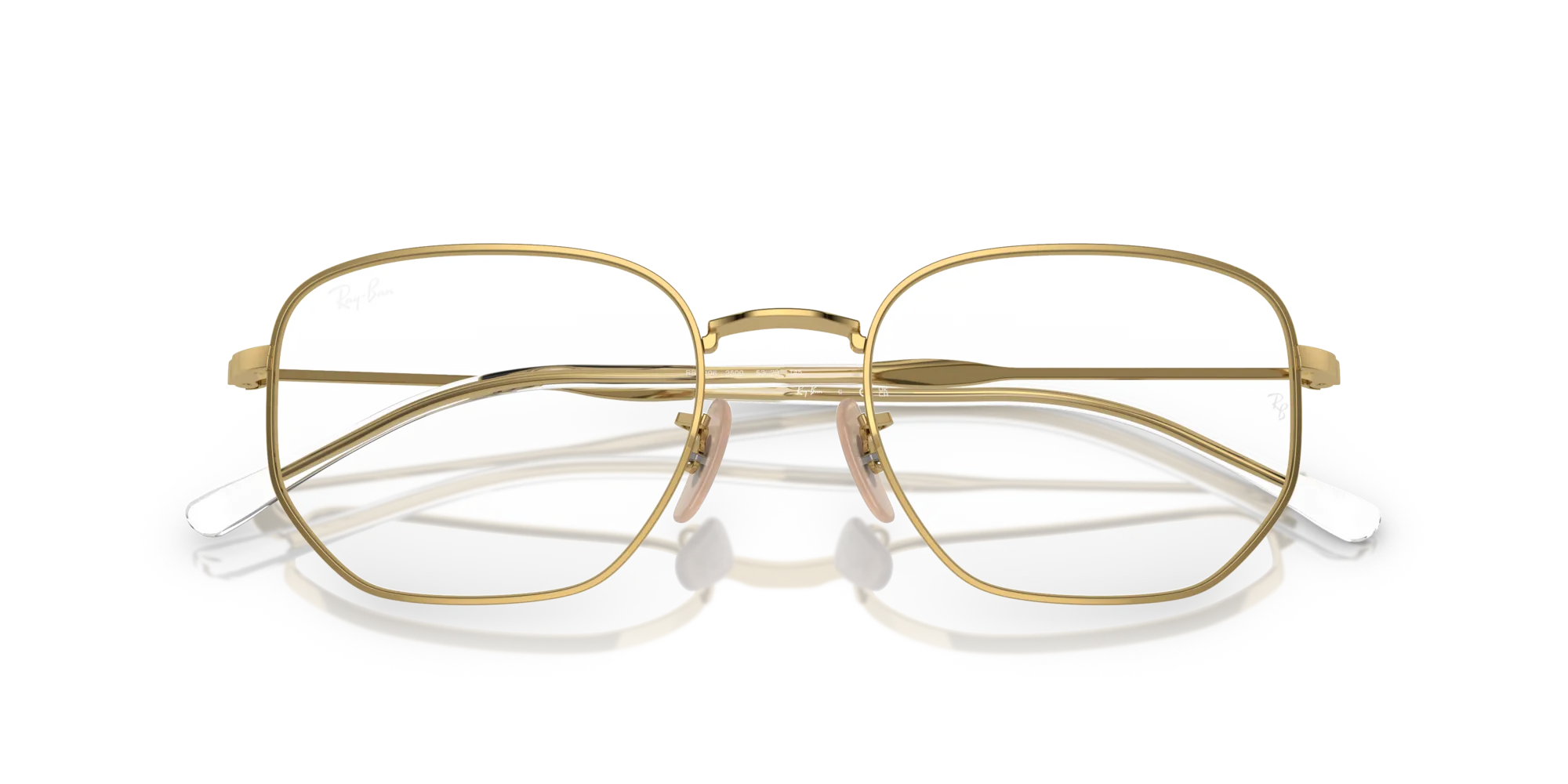 Ray - Ban RX6496 2500 Montature da vista Metallo Oro Trasparente Geometrica Normale - immagine 2