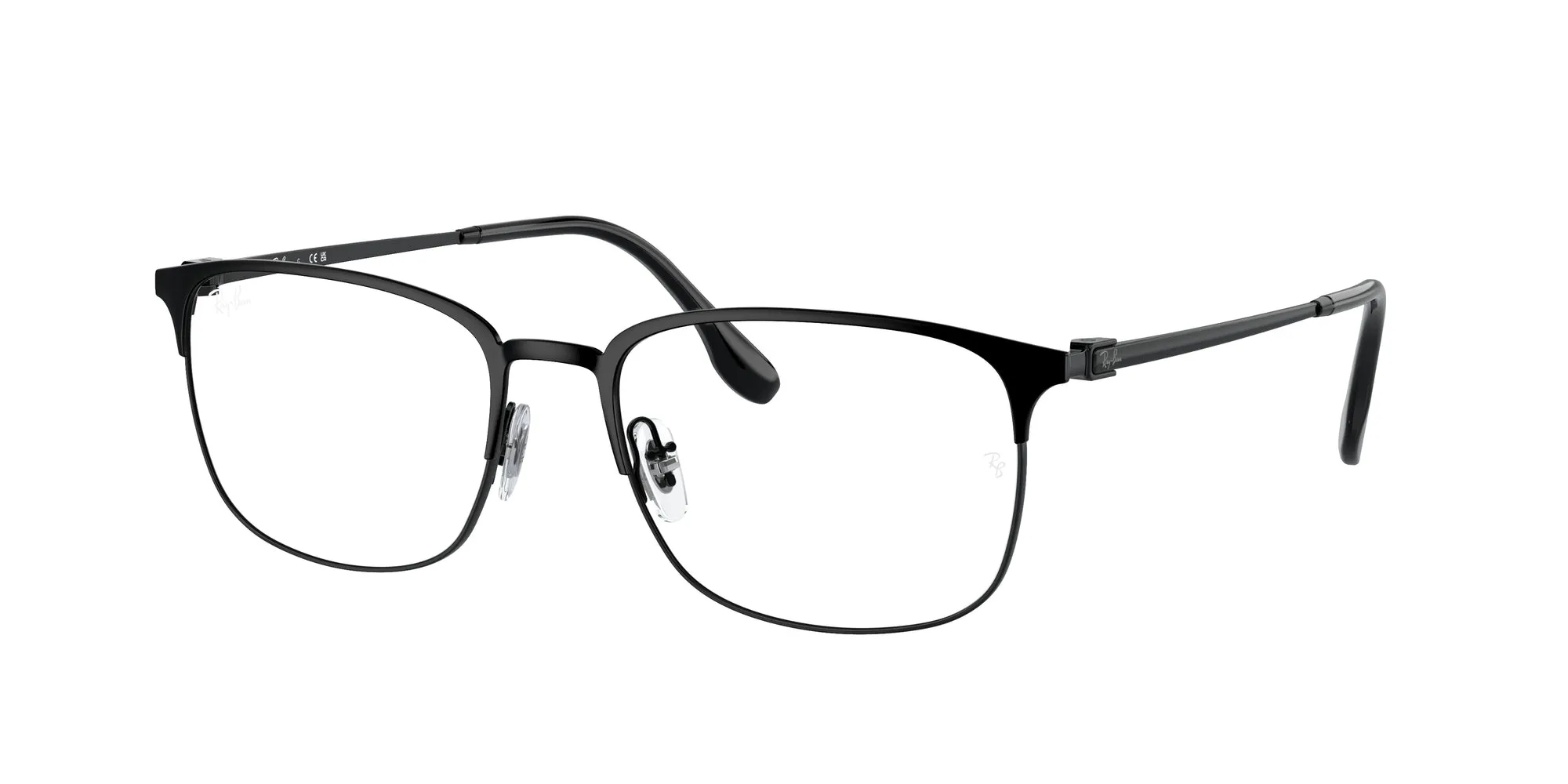 Ray - Ban RX6494 2904 Montature da vista Metallo Nero Trasparente Pillow Normale - immagine 1