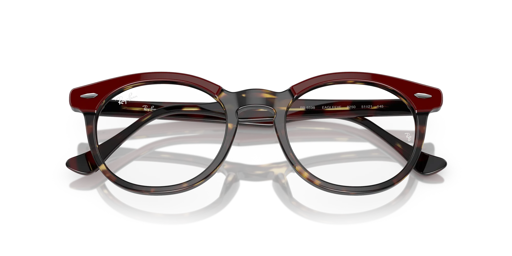 Ray - Ban RX5598 EAGLEEYE 8250 Montature da vista Acetato Tartaruga Trasparente Squadrata Normale - immagine 2
