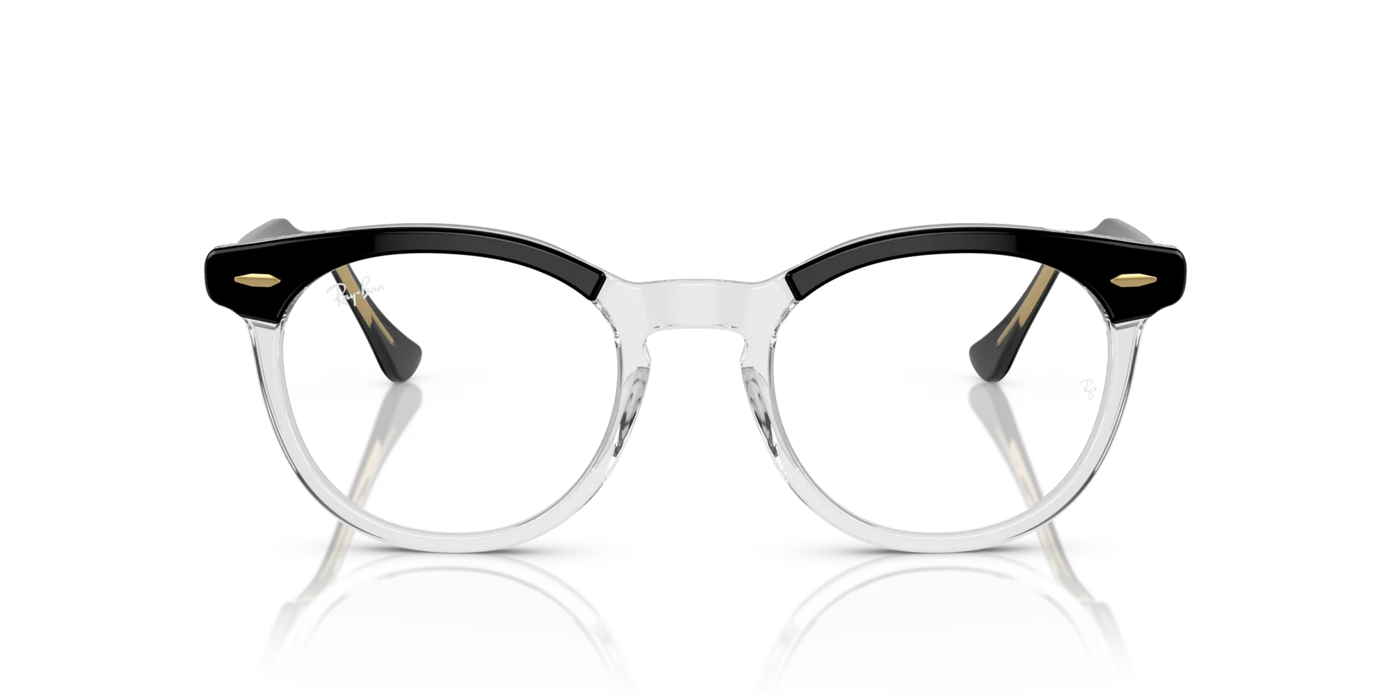 Ray - Ban RX5598 EAGLEEYE 2034 Montature da vista Acetato Nero Trasparente Squadrata Normale - immagine 3