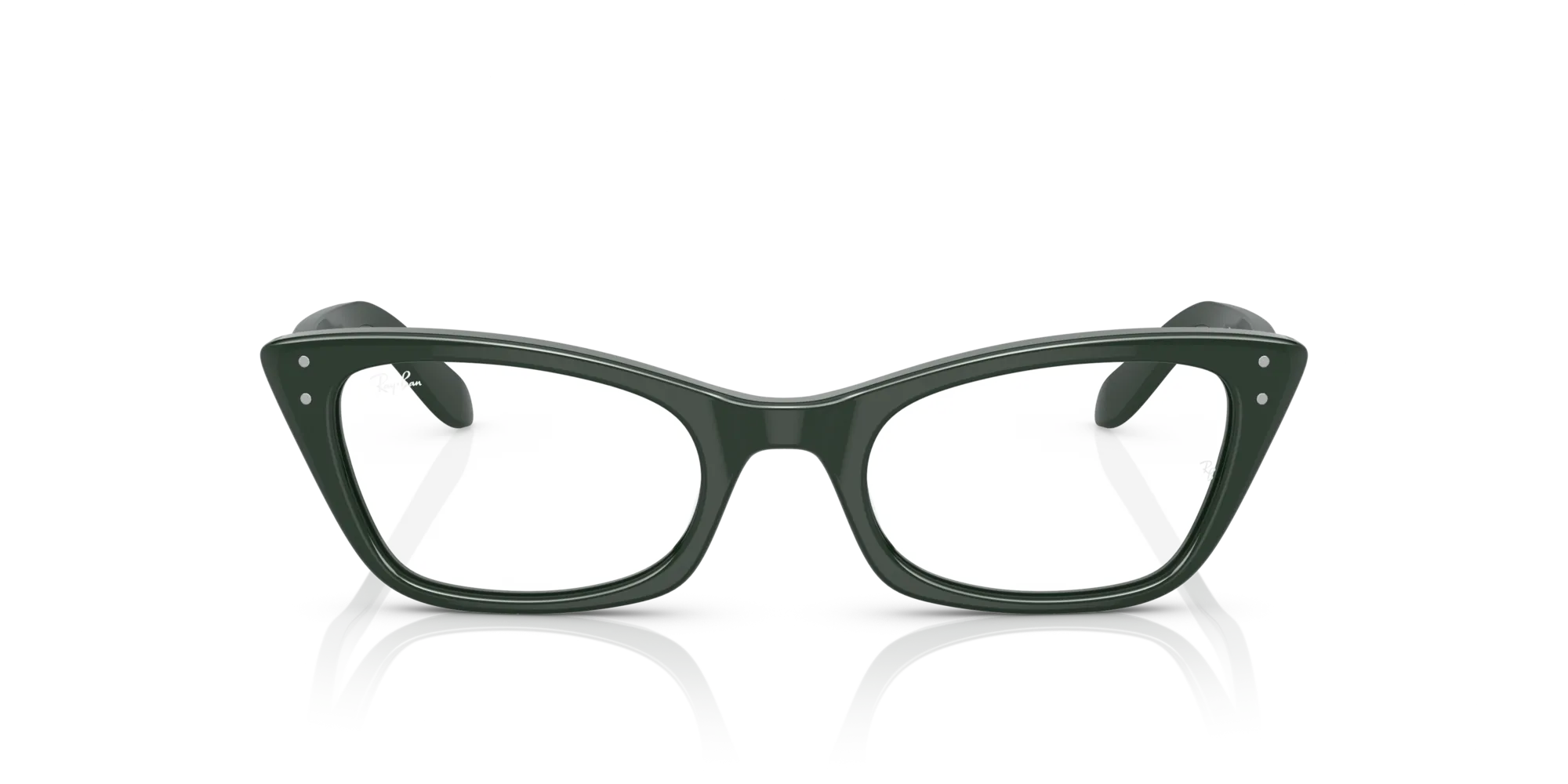 Ray - Ban RX5499 LADY BURBANK 8226 Montature da vista Acetato Verde Cat Eye - immagine 3
