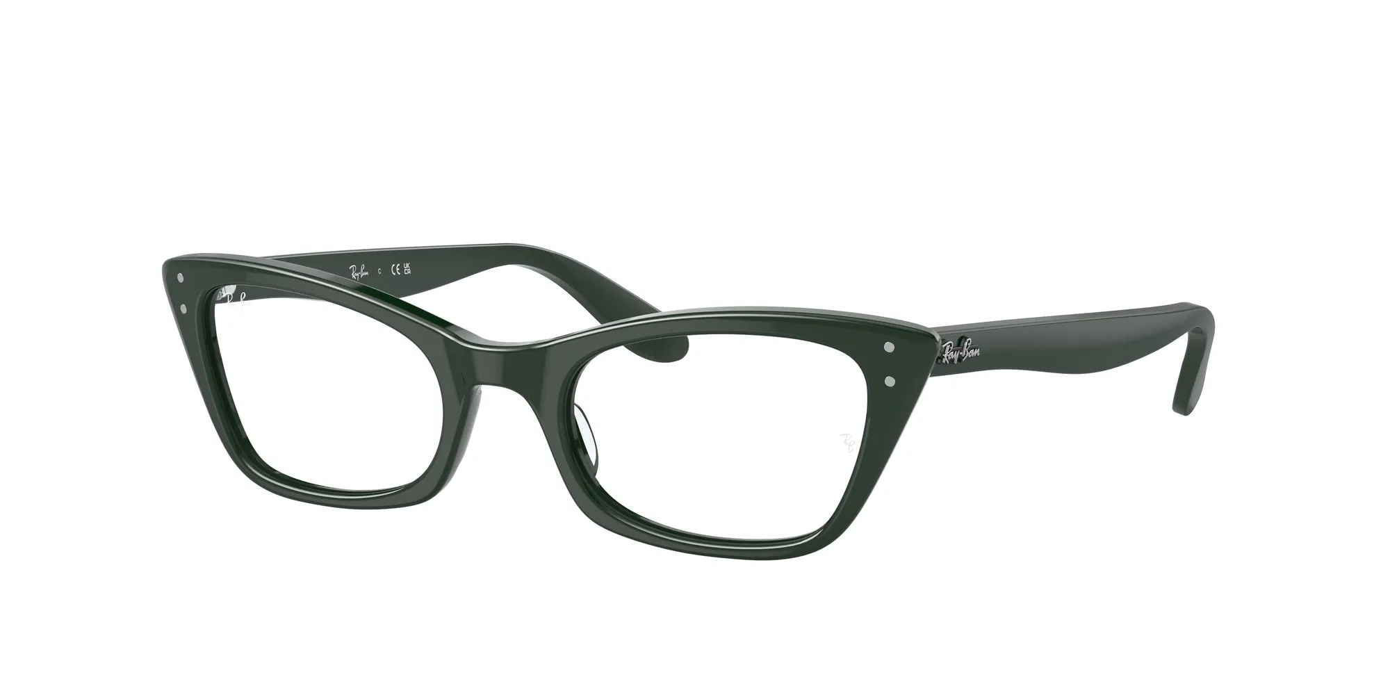 Ray - Ban RX5499 LADY BURBANK 8226 Montature da vista Acetato Verde Cat Eye - immagine 1