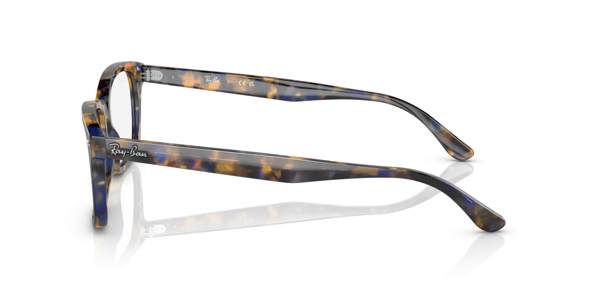 Ray - Ban RX5428 8174 Montature da vista Acetato Tartaruga Trasparente Squadrata Normale - immagine 4