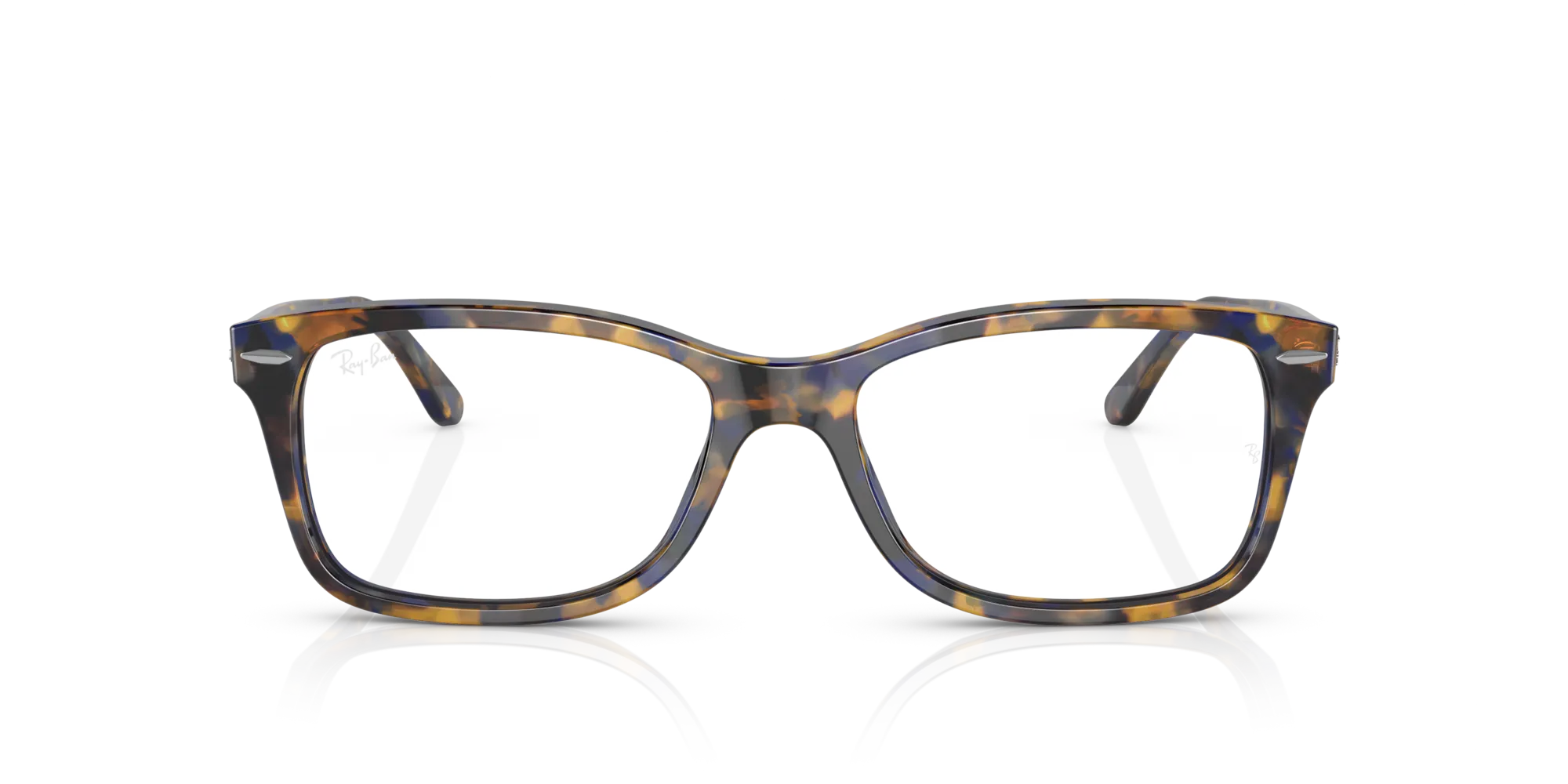 Ray - Ban RX5428 8174 Montature da vista Acetato Tartaruga Trasparente Squadrata Normale - immagine 3