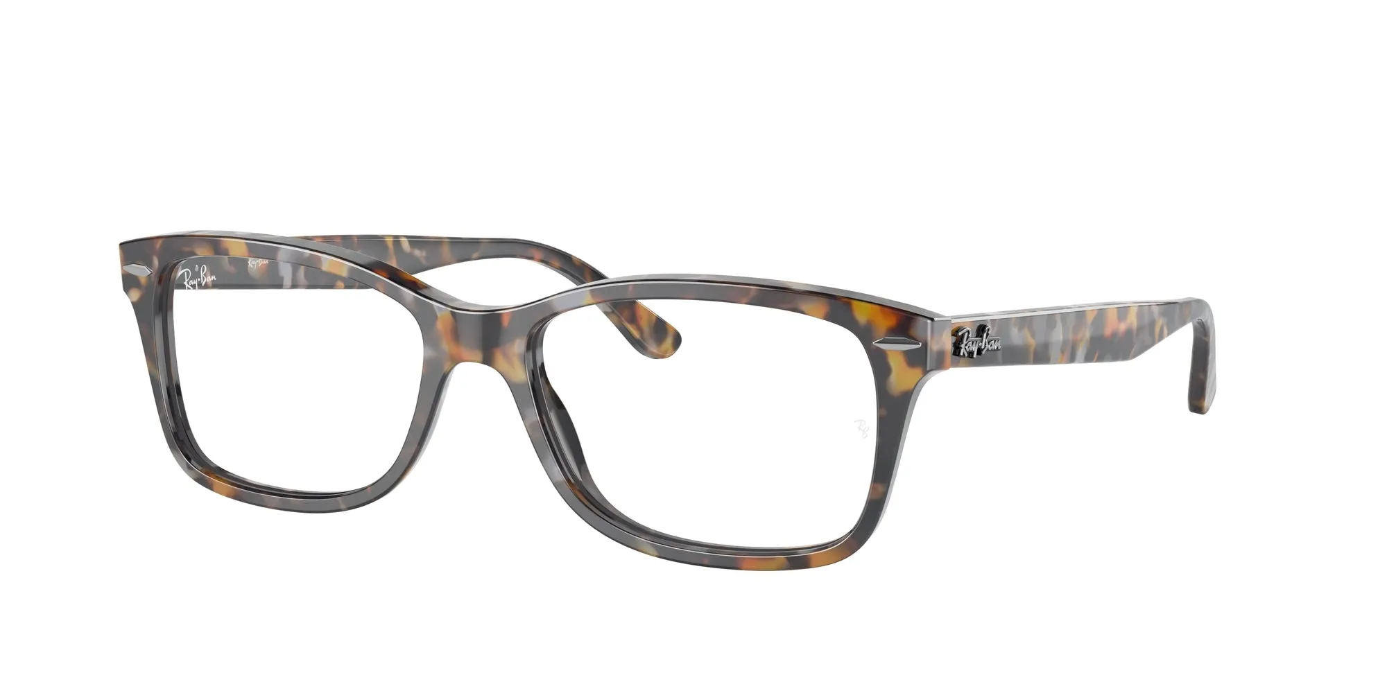 Ray - Ban RX5428 8173 Montature da vista Acetato Grigio Trasparente Squadrata Normale - immagine 1