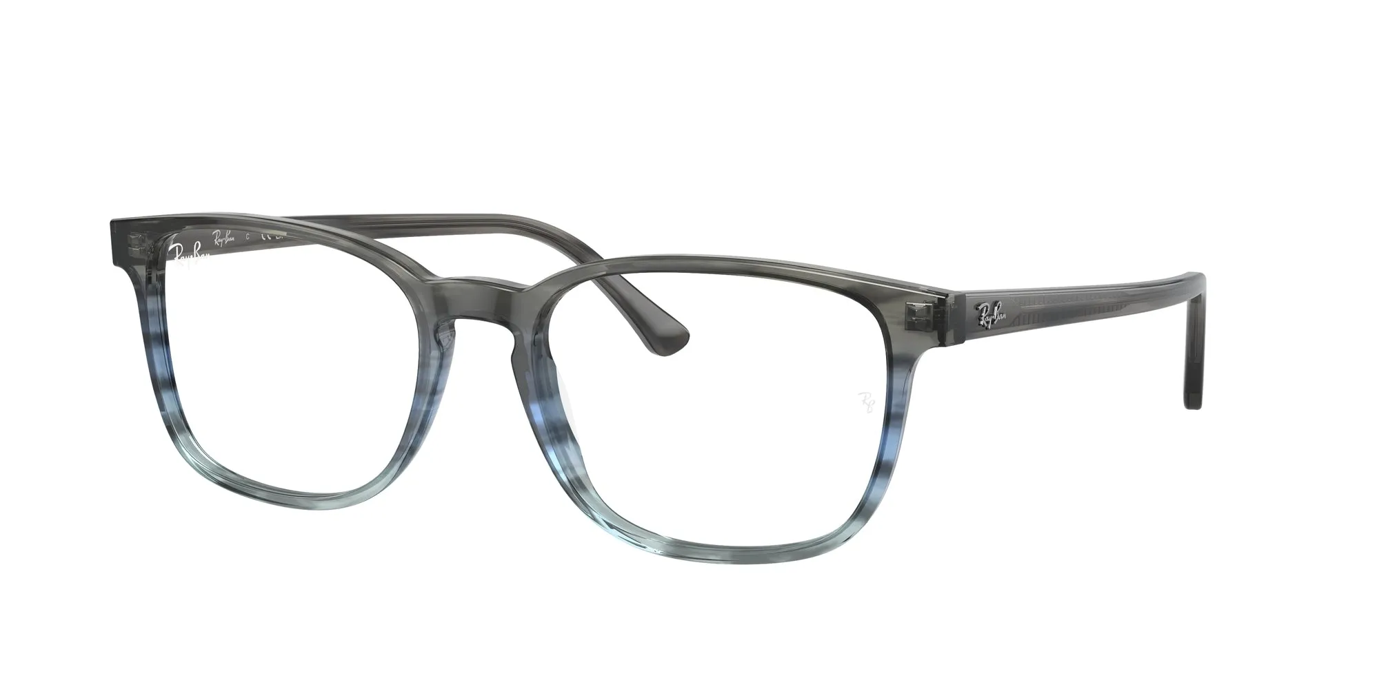 Ray - Ban RX5418 8254 Montature da vista Acetato Blu Trasparente Pillow Normale - immagine 1