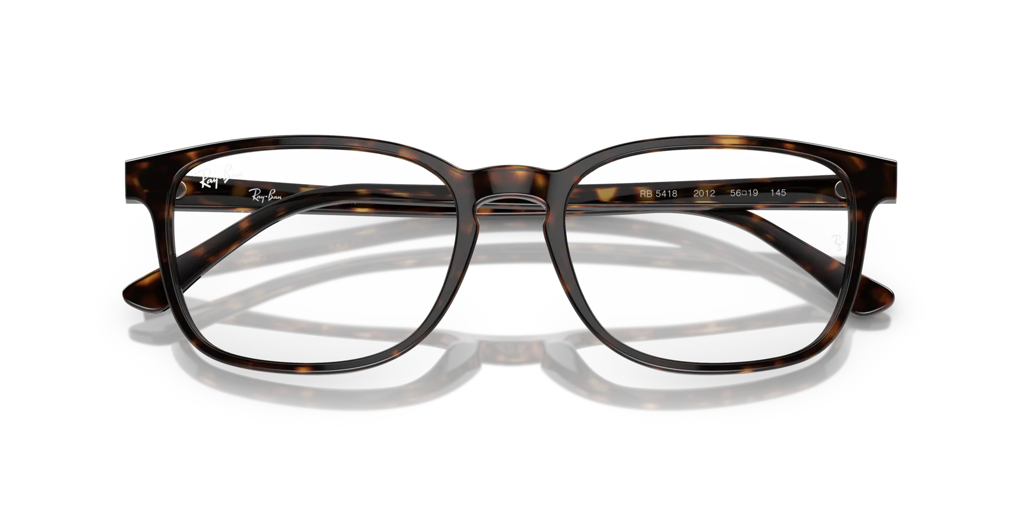 Ray - Ban RX5418 2012 Montature da vista Acetato Tartaruga Trasparente Pillow Normale - immagine 2