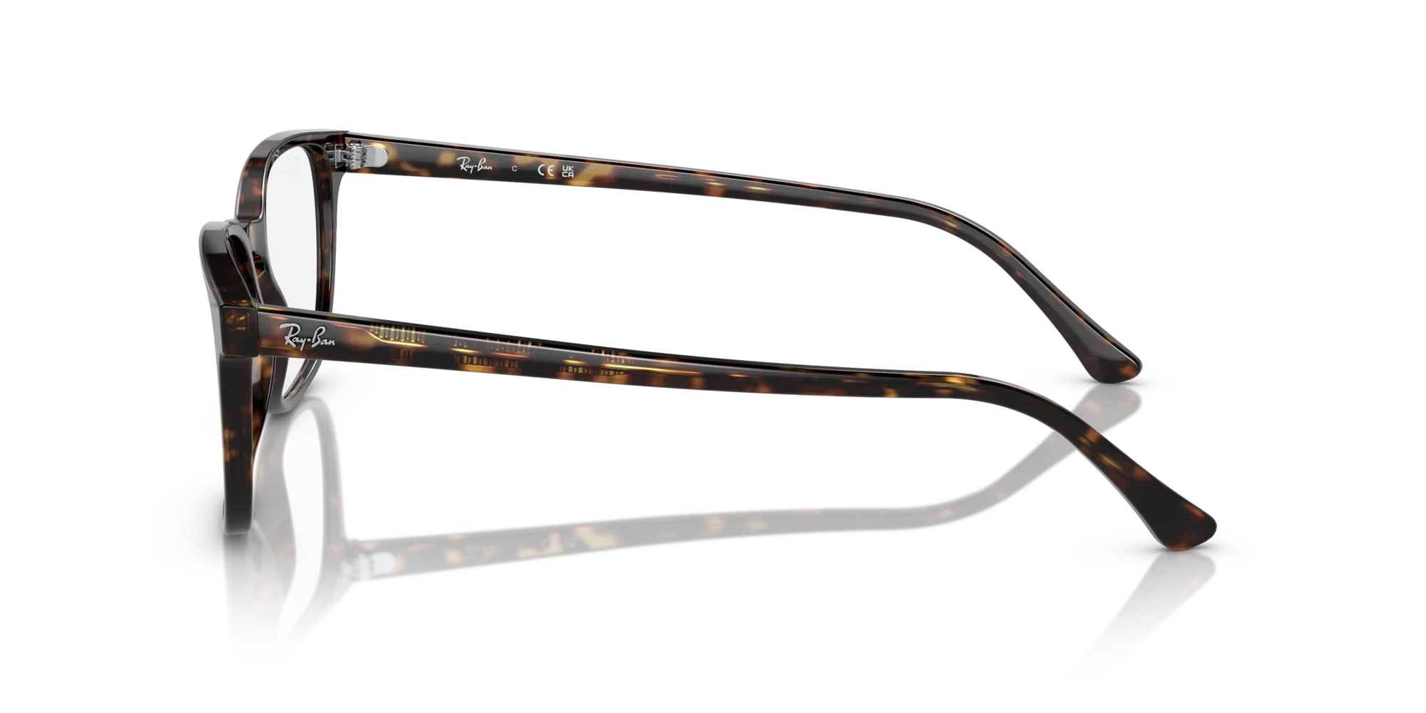 Ray - Ban RX5418 2012 Montature da vista Acetato Tartaruga Trasparente Pillow Normale - immagine 4